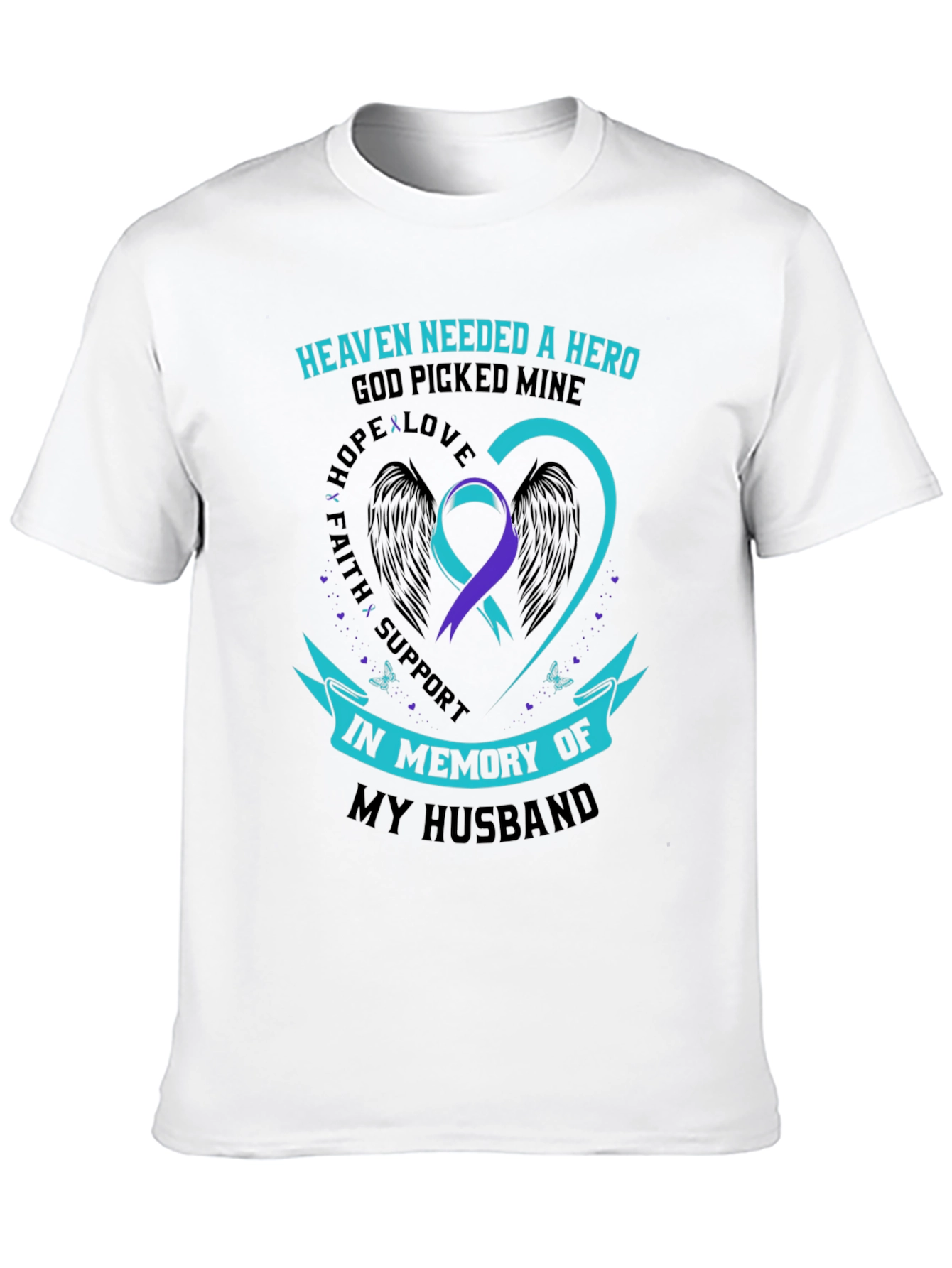 In Memory Of My Husband T-Shirt