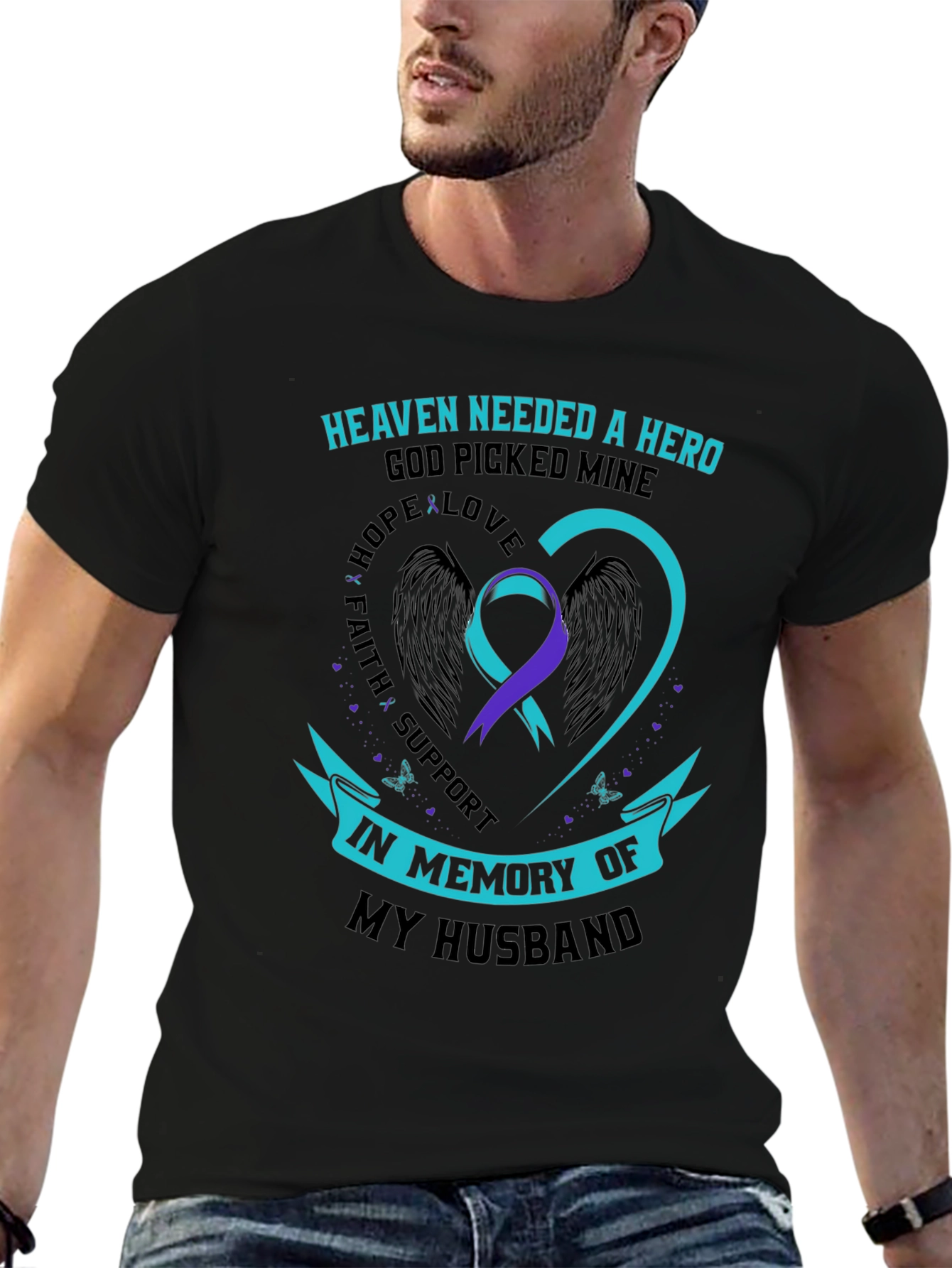 In Memory Of My Husband T-Shirt