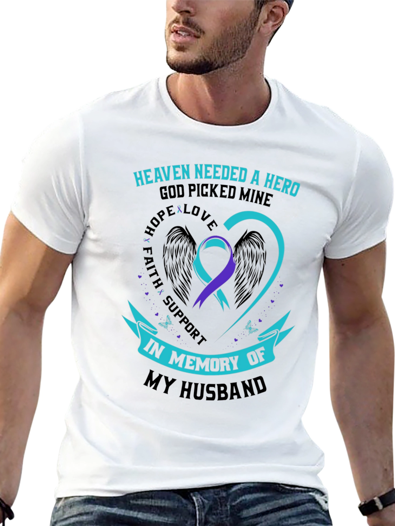 In Memory Of My Husband T-Shirt