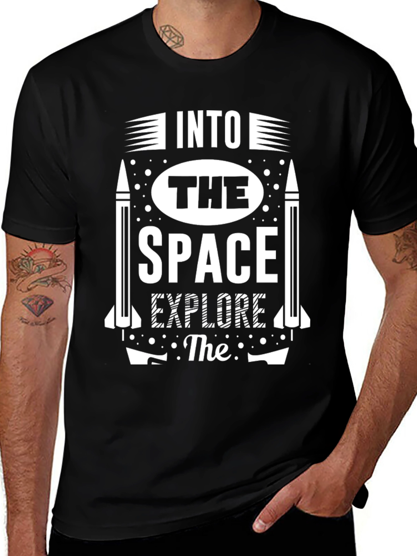 Into The Space Graphic T-Shirt