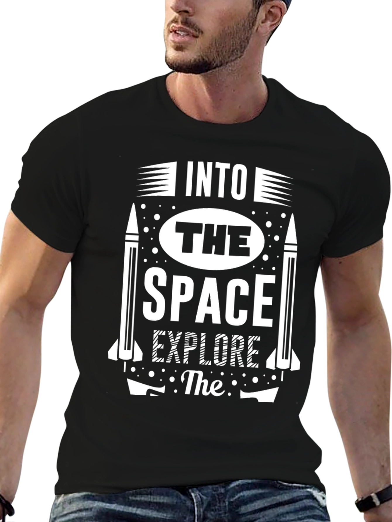 Into The Space Graphic T-Shirt