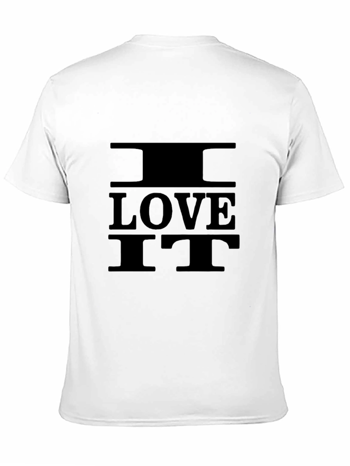 I Love It Black Graphic Tee