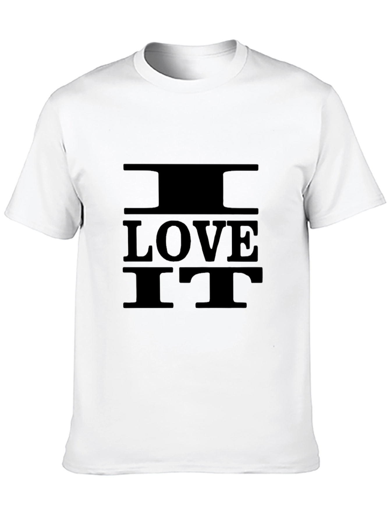 I Love It Black Graphic Tee