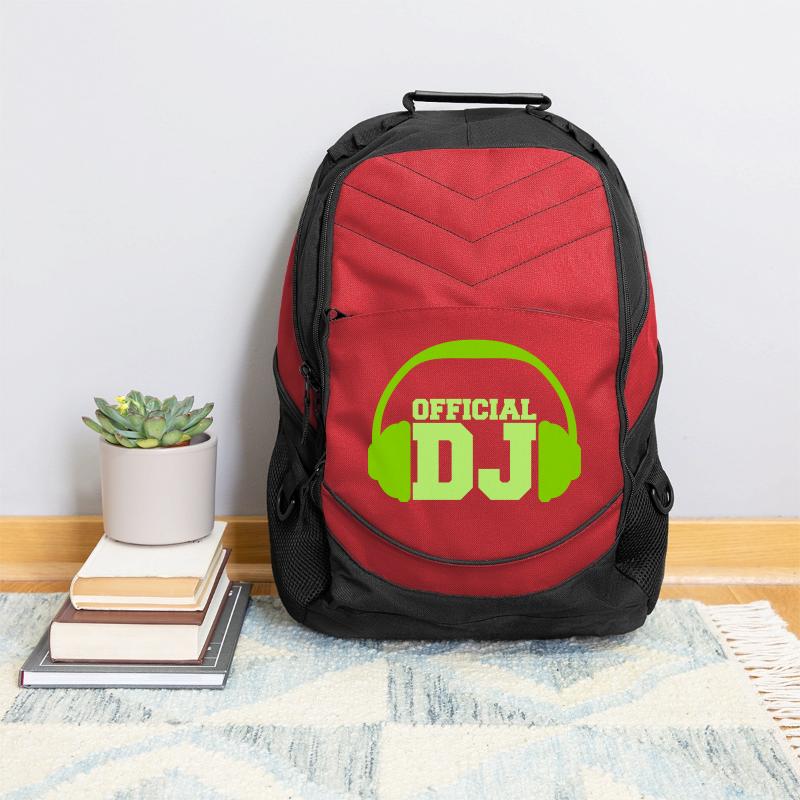 Green Official DJ Headphone Club Disco Music Party