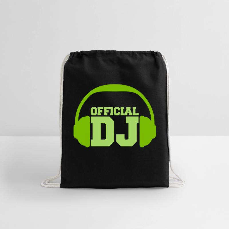 Green Official DJ Headphone Club Disco Music Party