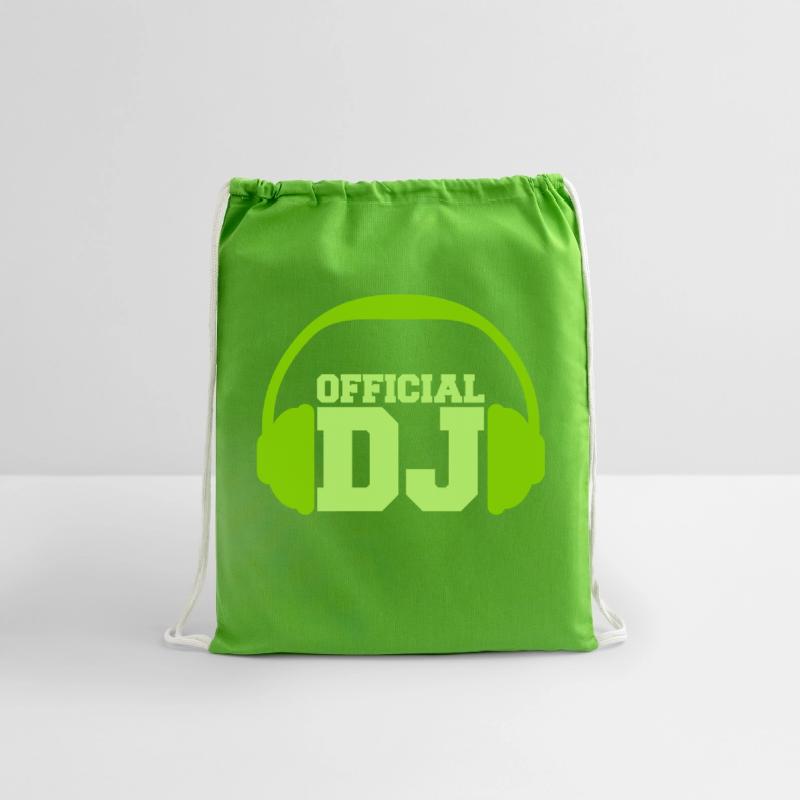 Green Official DJ Headphone Club Disco Music Party