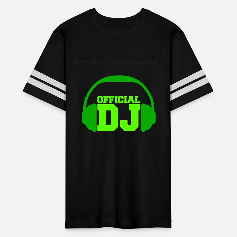 Green Official DJ Headphone Club Disco Music Party