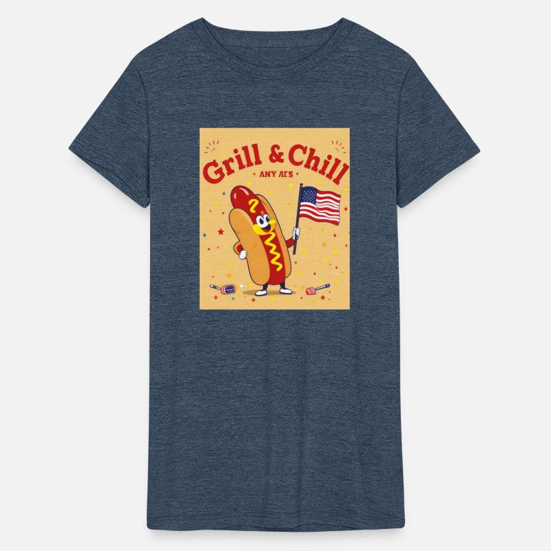 Grill Chill Hero Patriotic Hotdog BBQ