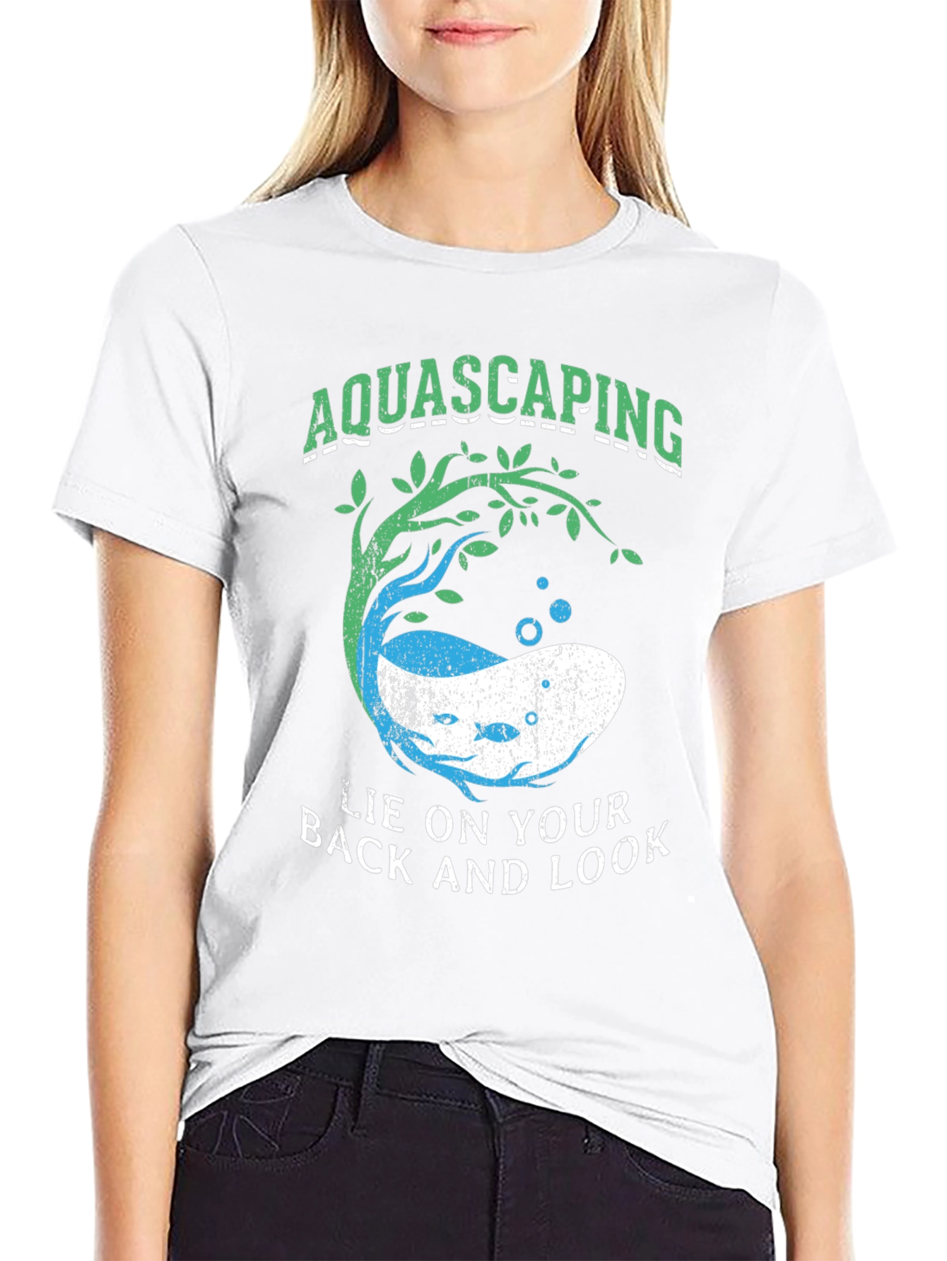 Aquascaping Lie On Your Back & Look T-Shirt