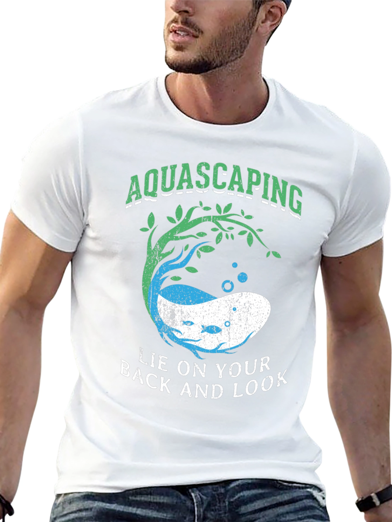 Aquascaping Lie On Your Back & Look T-Shirt