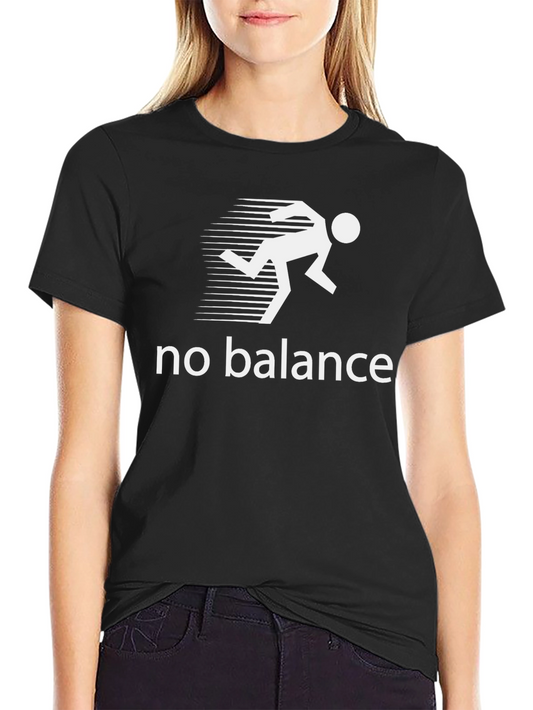 No Balance Black Graphic T-Shirt