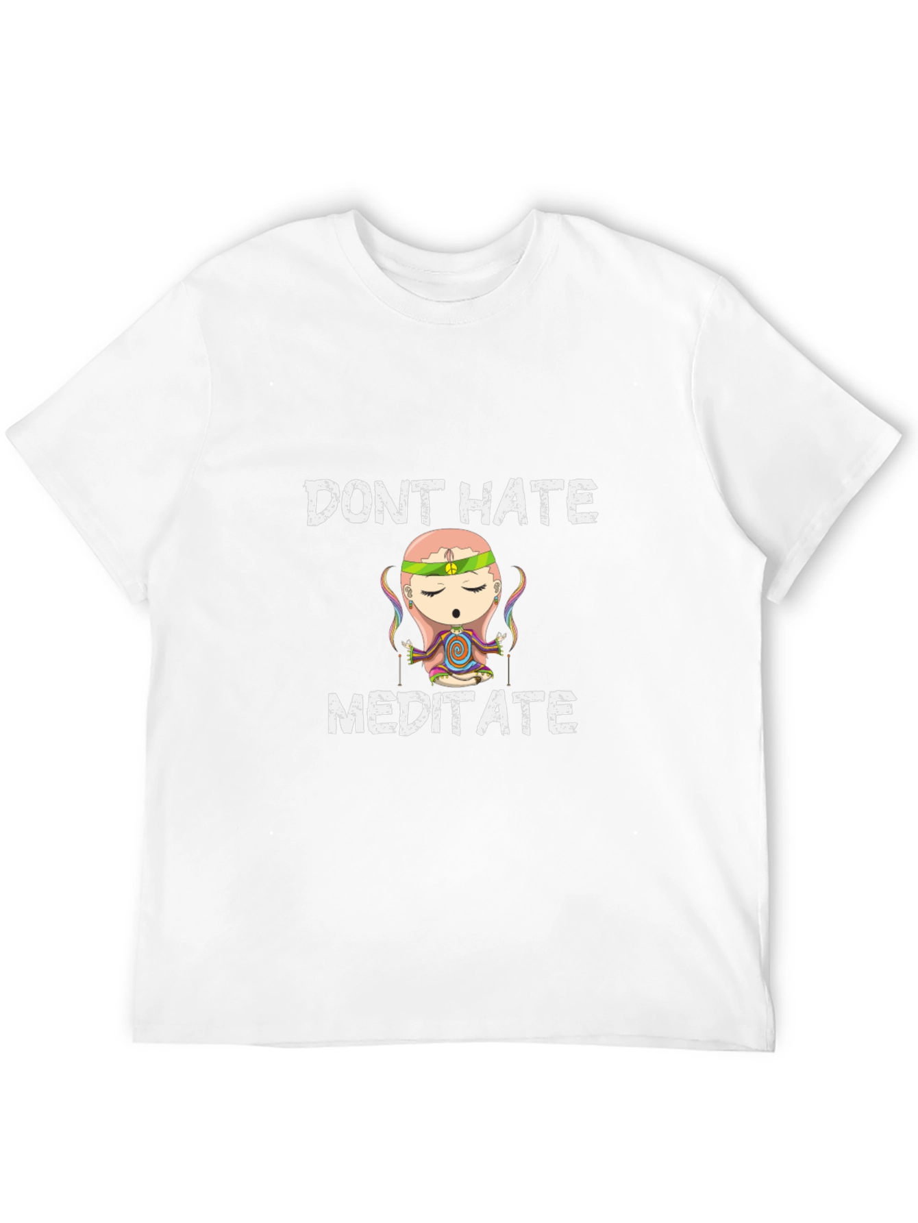 Dont Hate Meditate Graphic T-Shirt