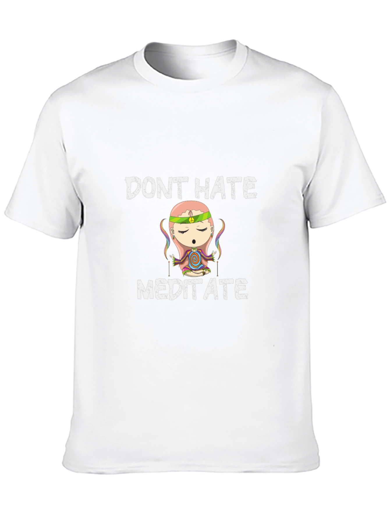 Dont Hate Meditate Graphic T-Shirt