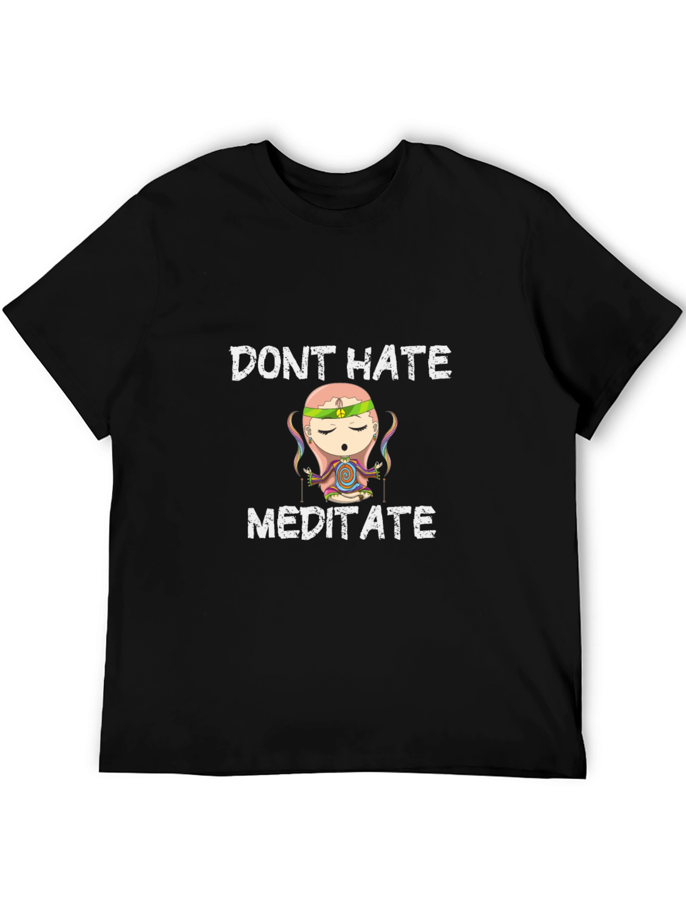 Dont Hate Meditate Graphic T-Shirt