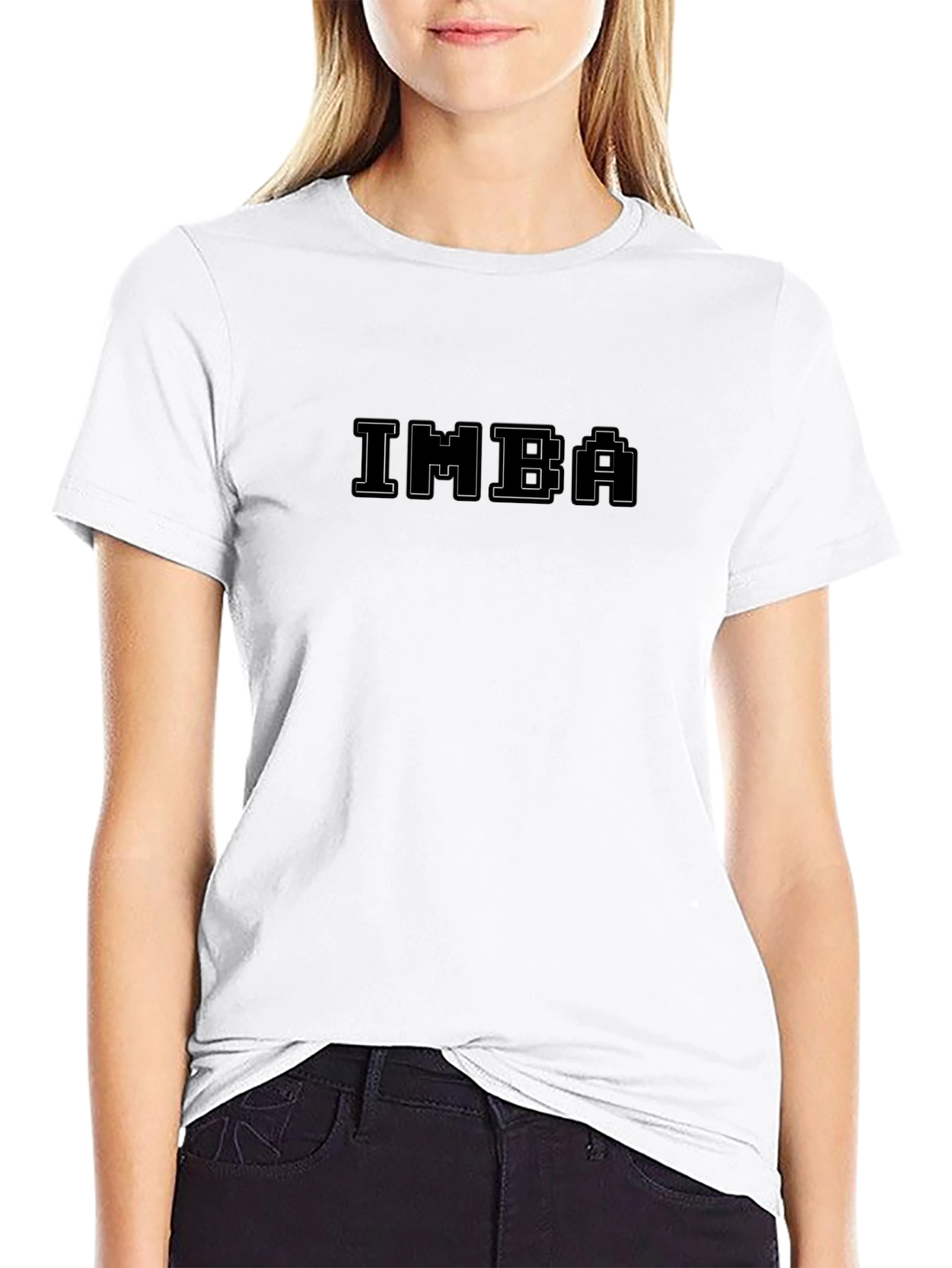 IMBA Graphic Print Black T-Shirt