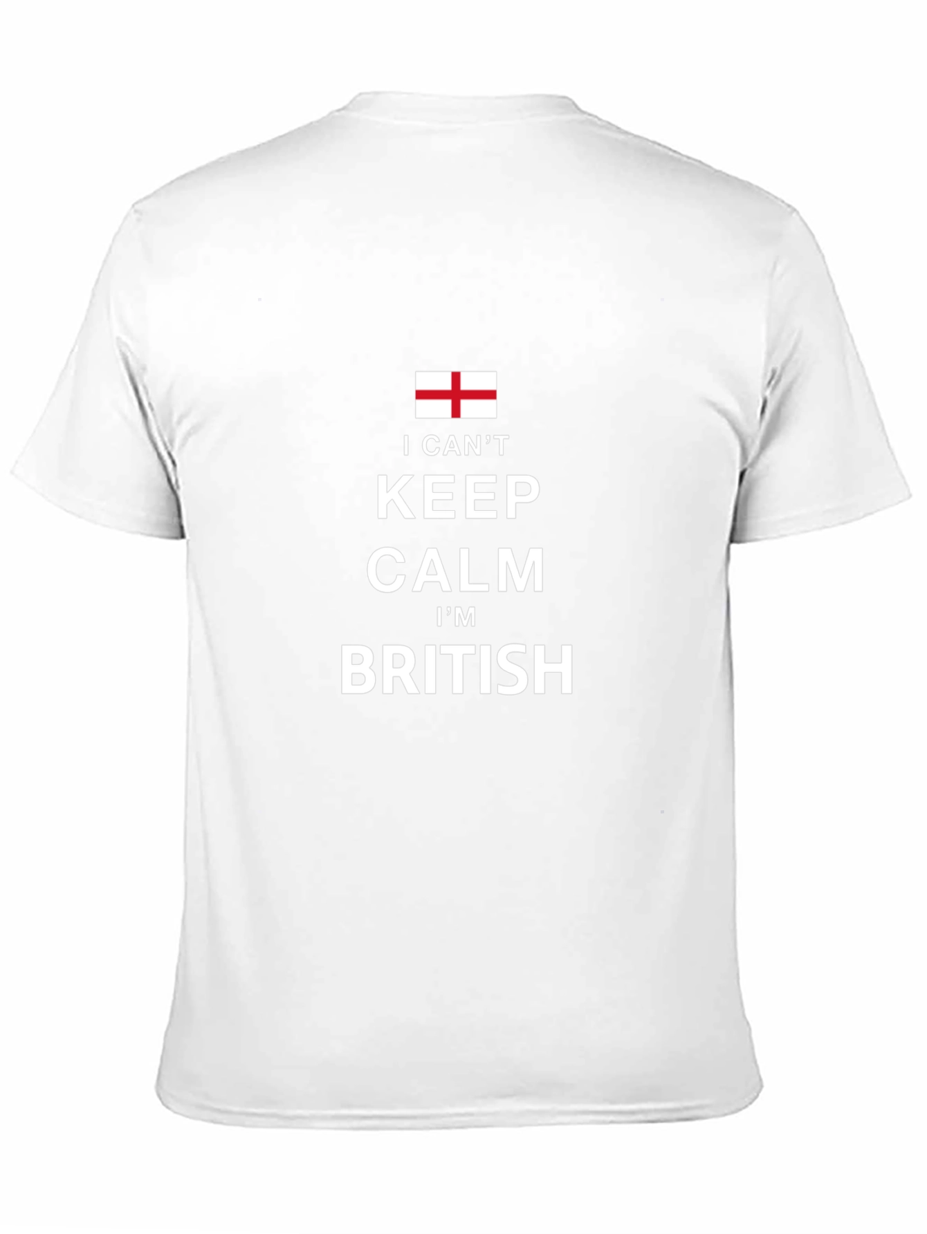 I Cant Keep Calm Im British Black T-Shirt