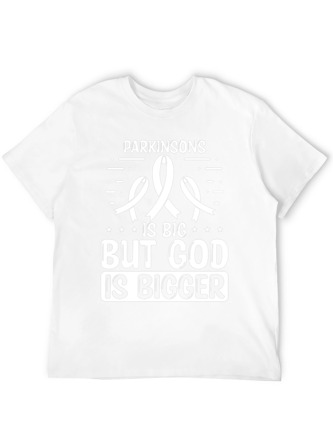 Parkinsons Awareness T-Shirt - God Is Bigger