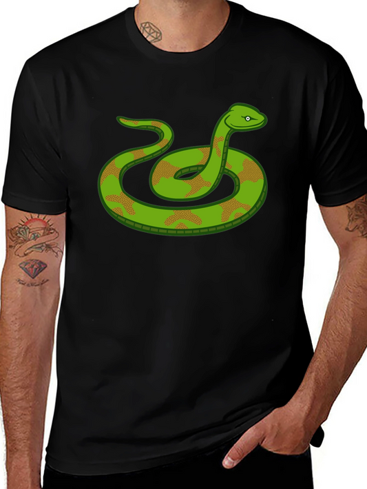 Snake Graphic T-Shirt - Cool Reptile Design
