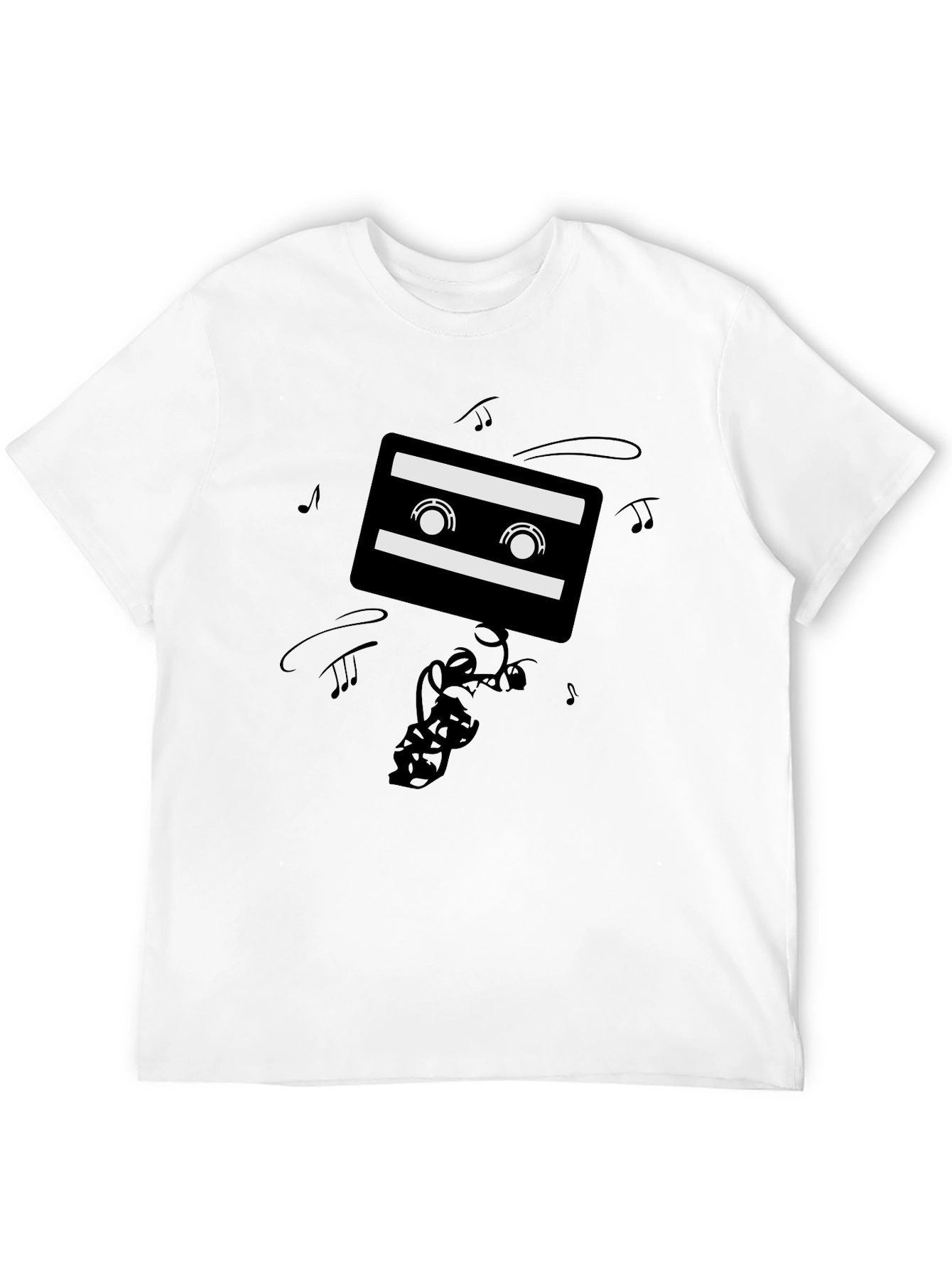 Retro Cassette Tape Graphic Tee - Music Lovers Shirt