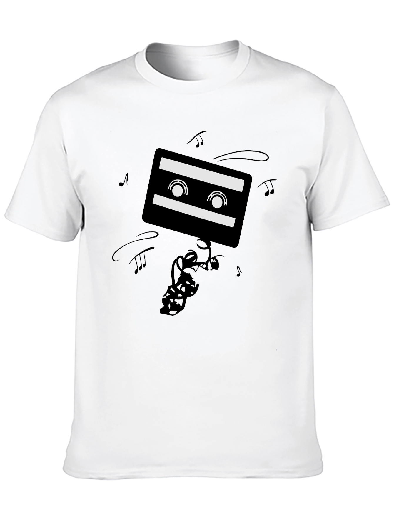 Retro Cassette Tape Graphic Tee - Music Lovers Shirt