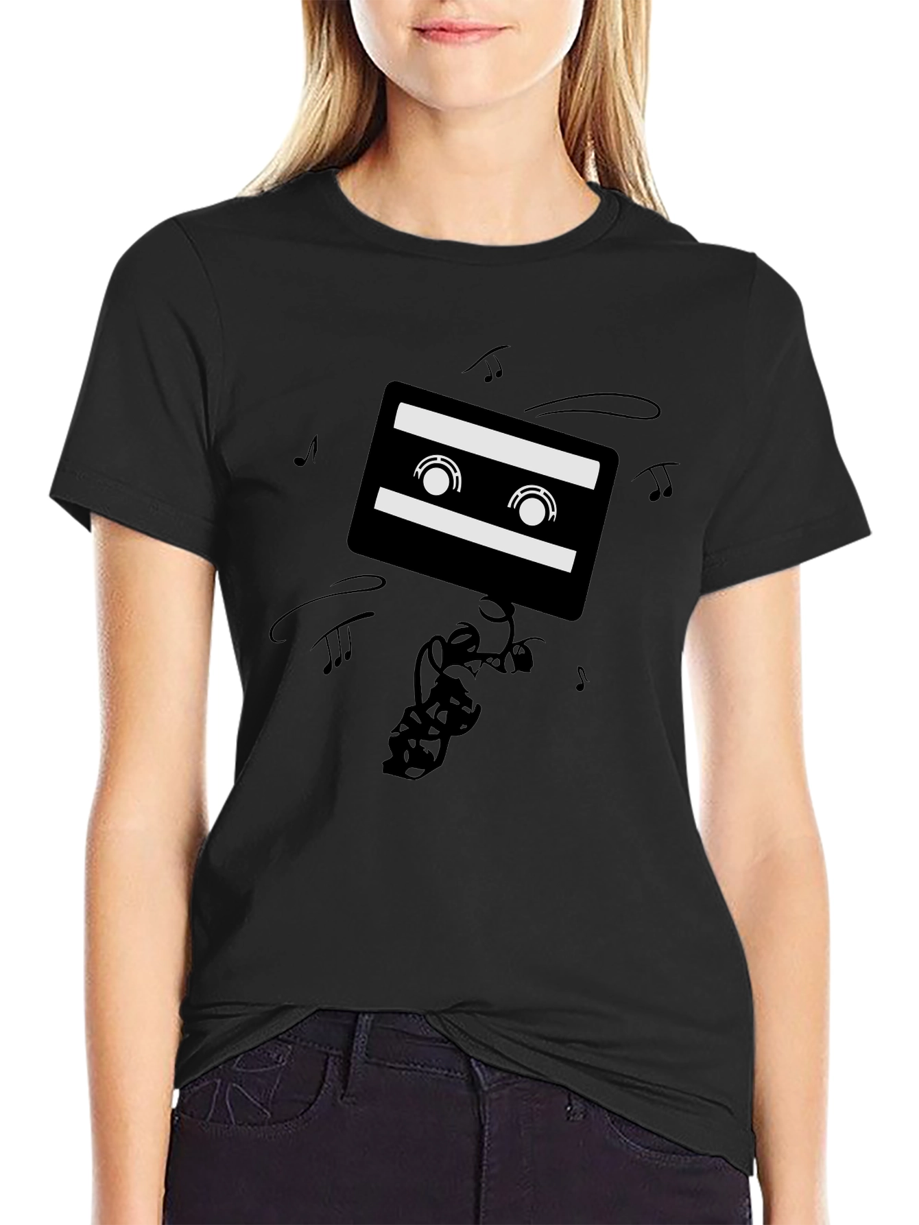 Retro Cassette Tape Graphic Tee - Music Lovers Shirt