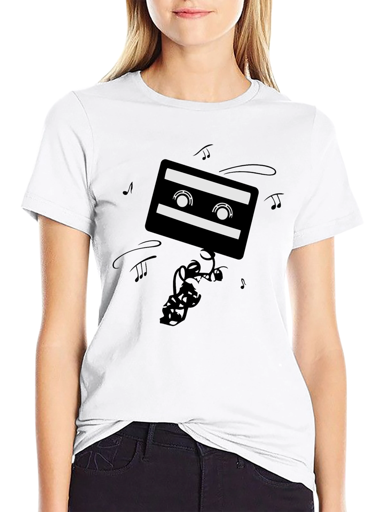 Retro Cassette Tape Graphic Tee - Music Lovers Shirt
