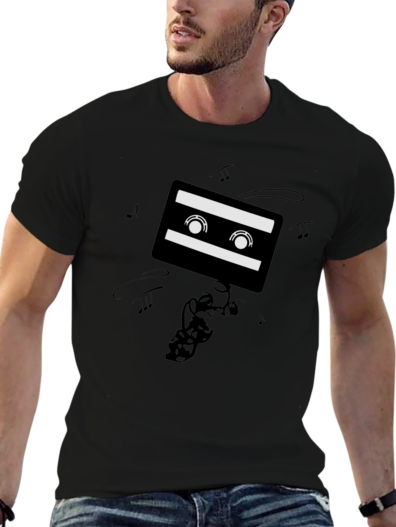 Retro Cassette Tape Graphic Tee - Music Lovers Shirt