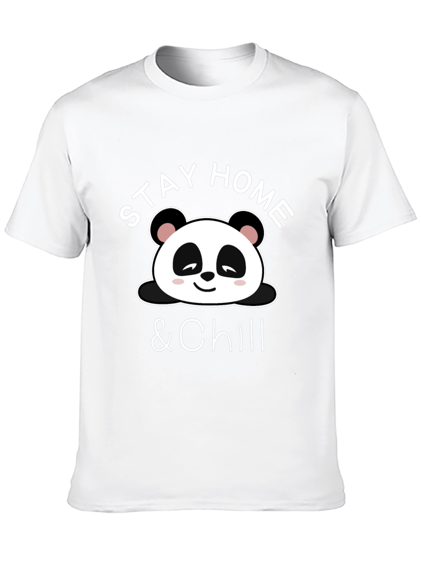 Stay Home & Chill Panda T-Shirt