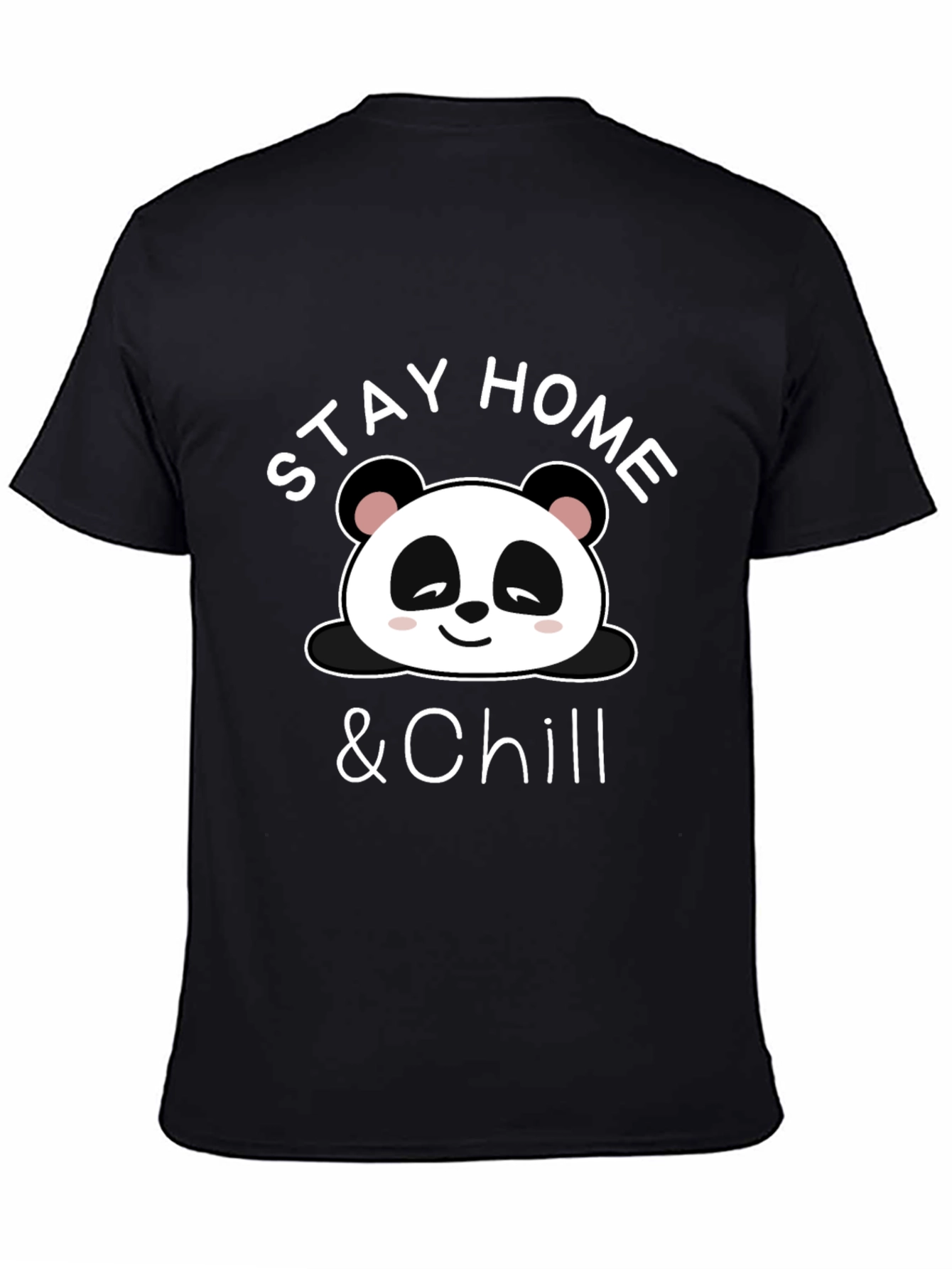Stay Home & Chill Panda T-Shirt