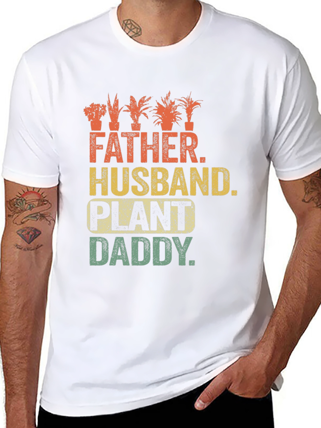 Father Husband Plant Daddy T-Shirt
