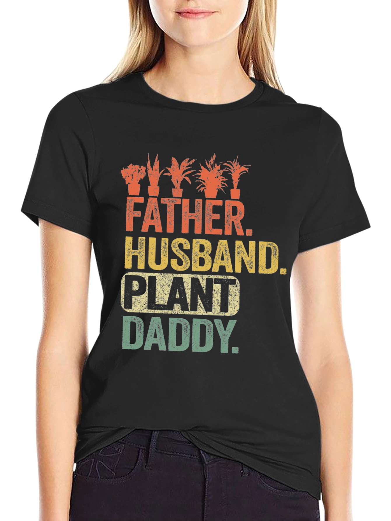 Father Husband Plant Daddy T-Shirt