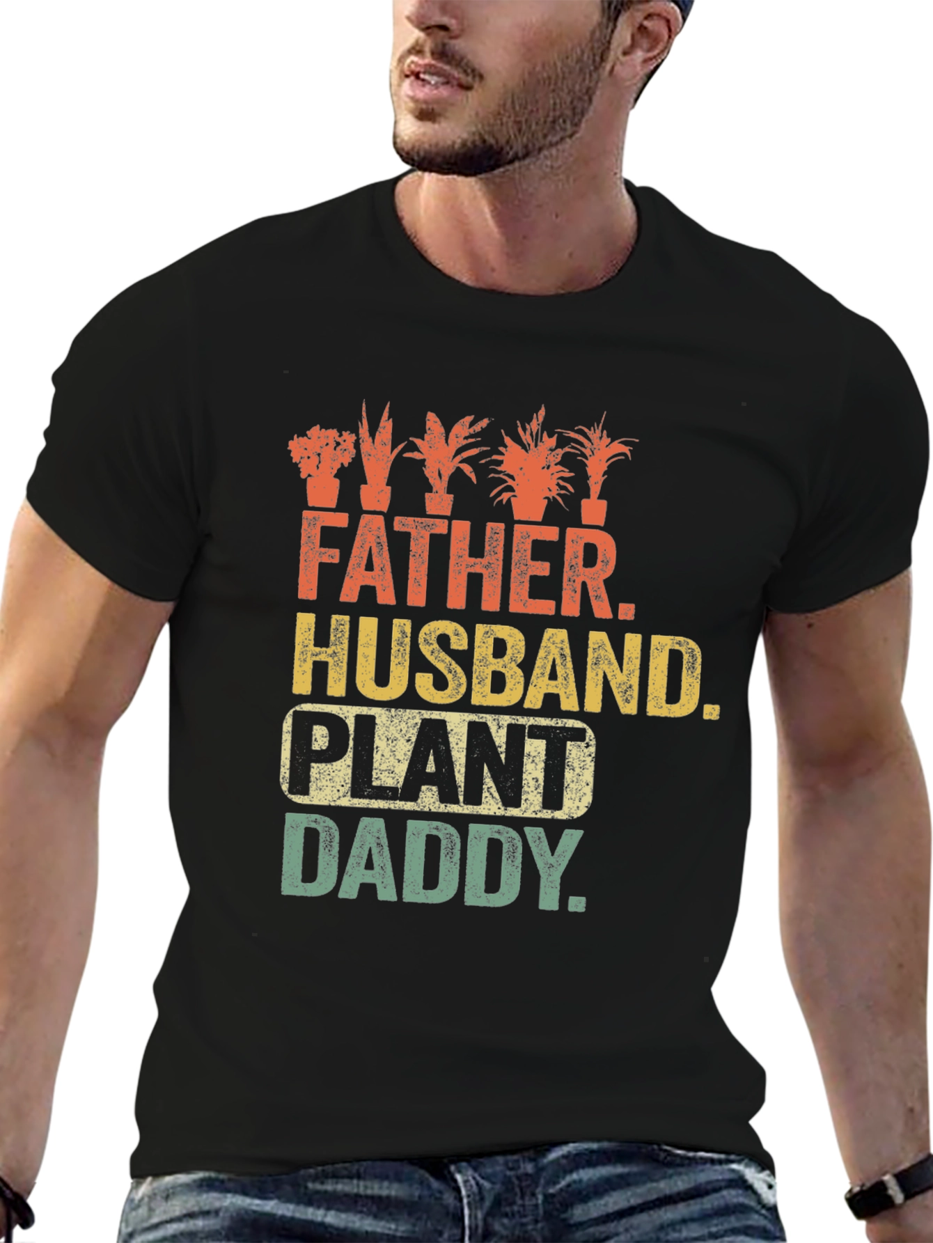 Father Husband Plant Daddy T-Shirt