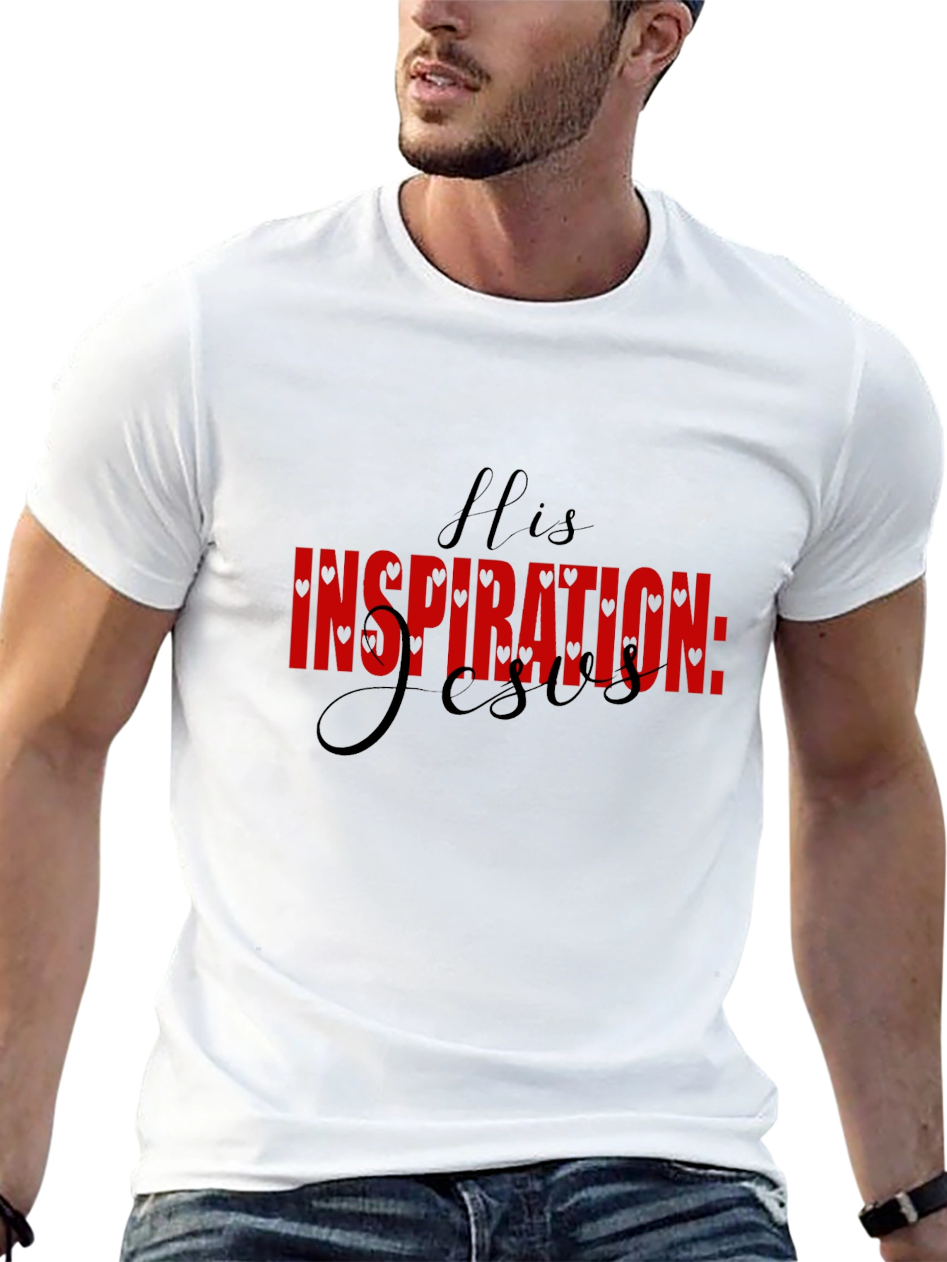 His Inspiration Jesus Graphic Tee