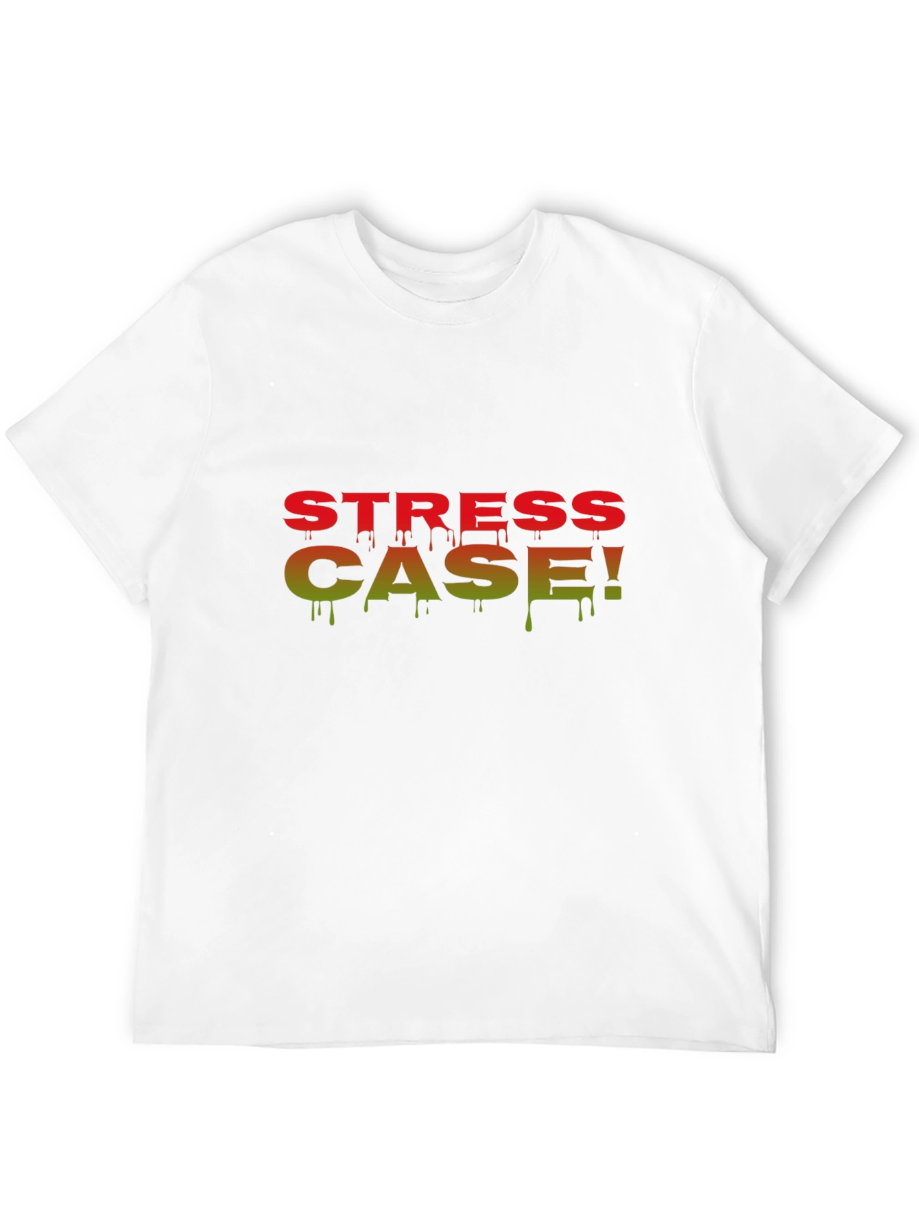 Stress Case Black Graphic T-Shirt