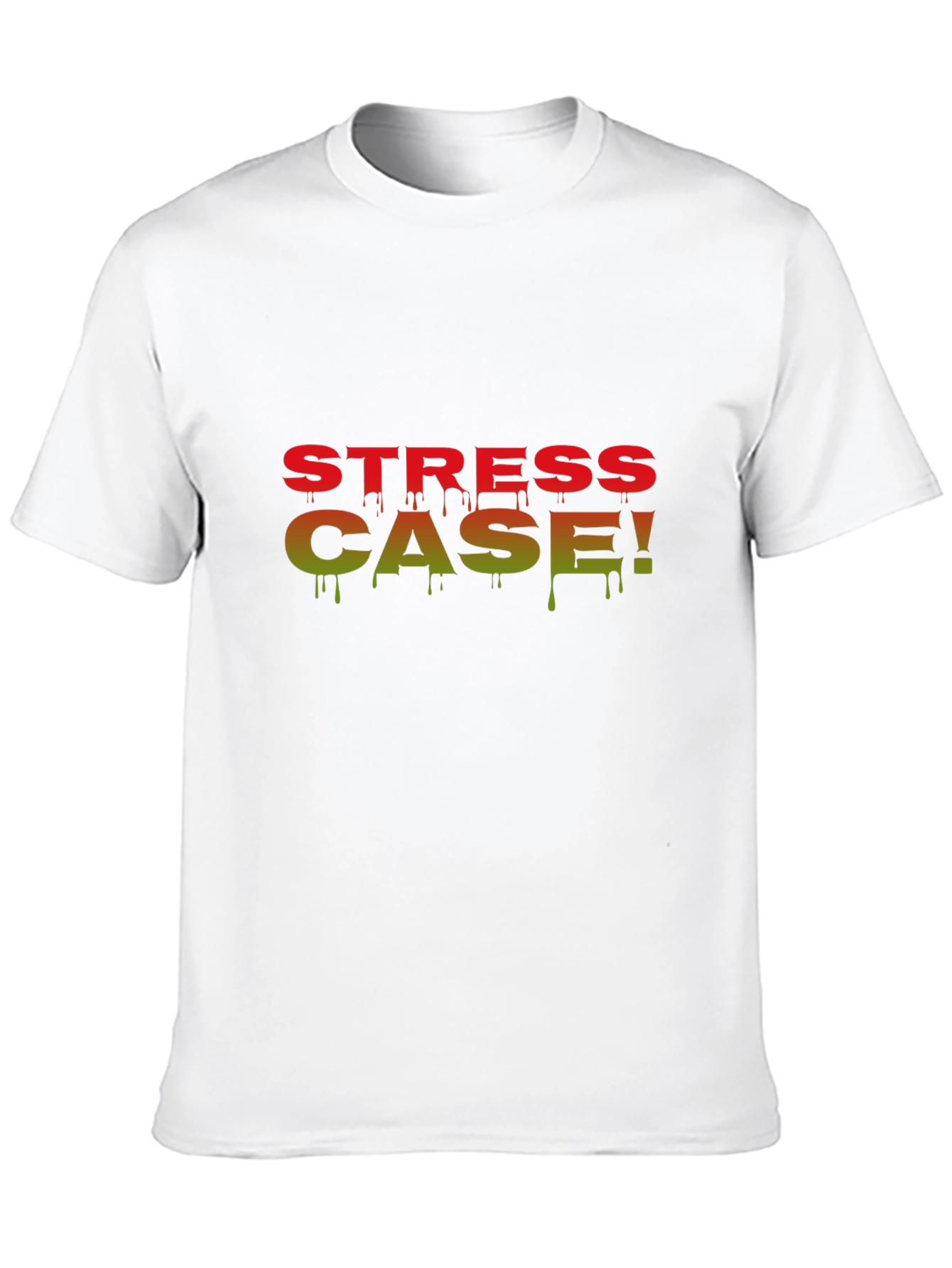 Stress Case Black Graphic T-Shirt