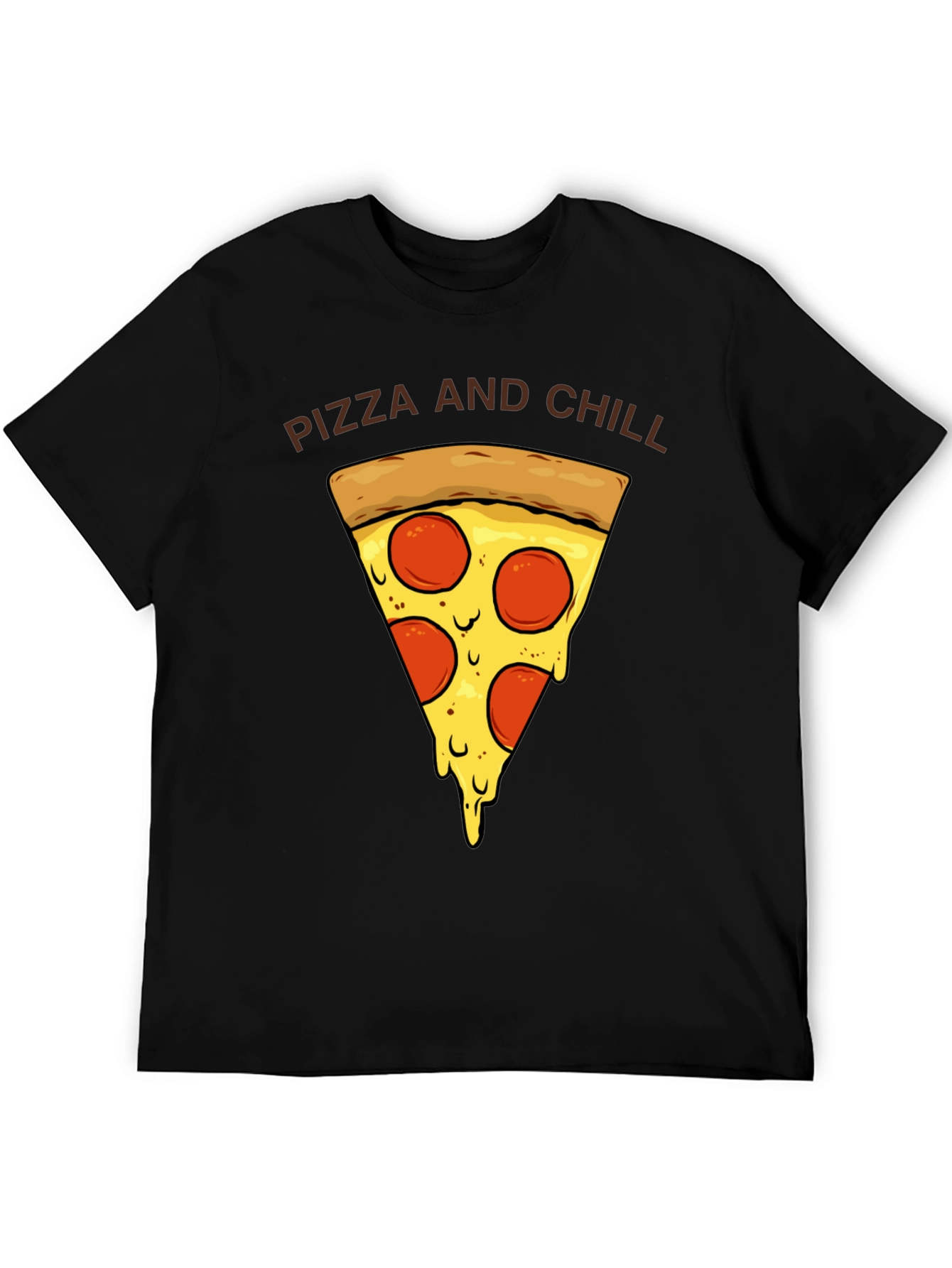 Pizza and Chill Graphic T-Shirt