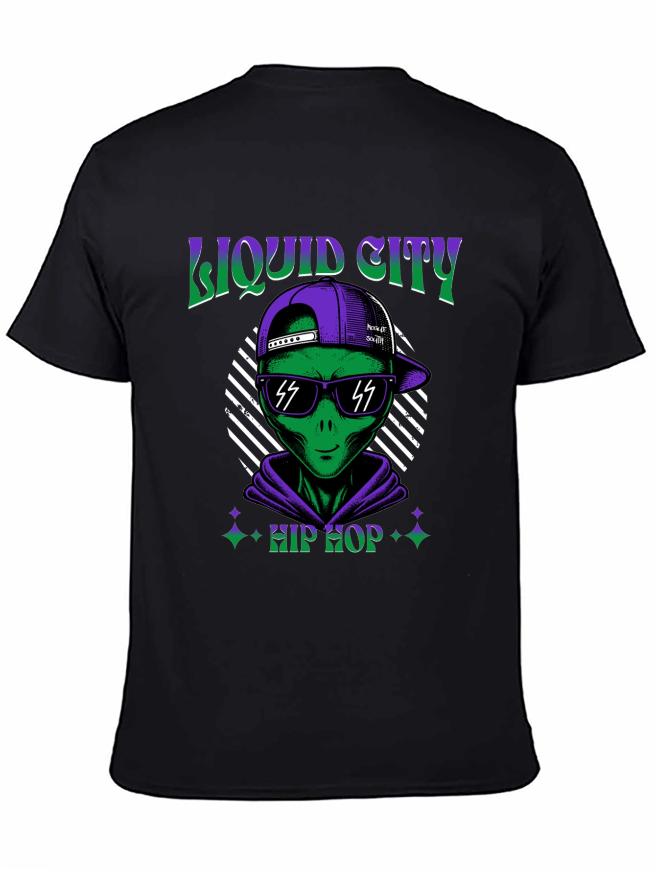 Liquid City Hip Hop Alien Graphic Tee