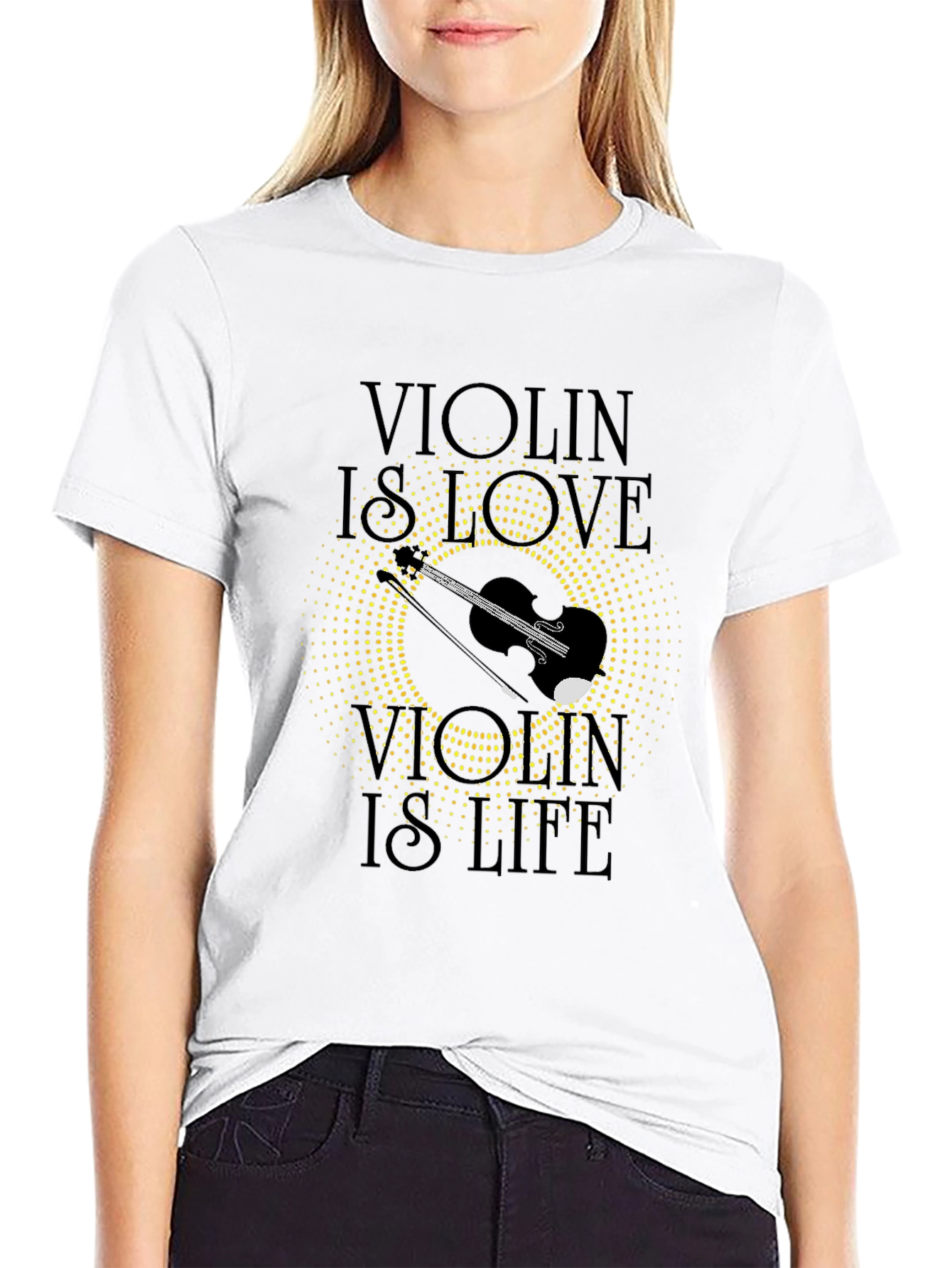 Violin Is Love Violin Is Life T-Shirt