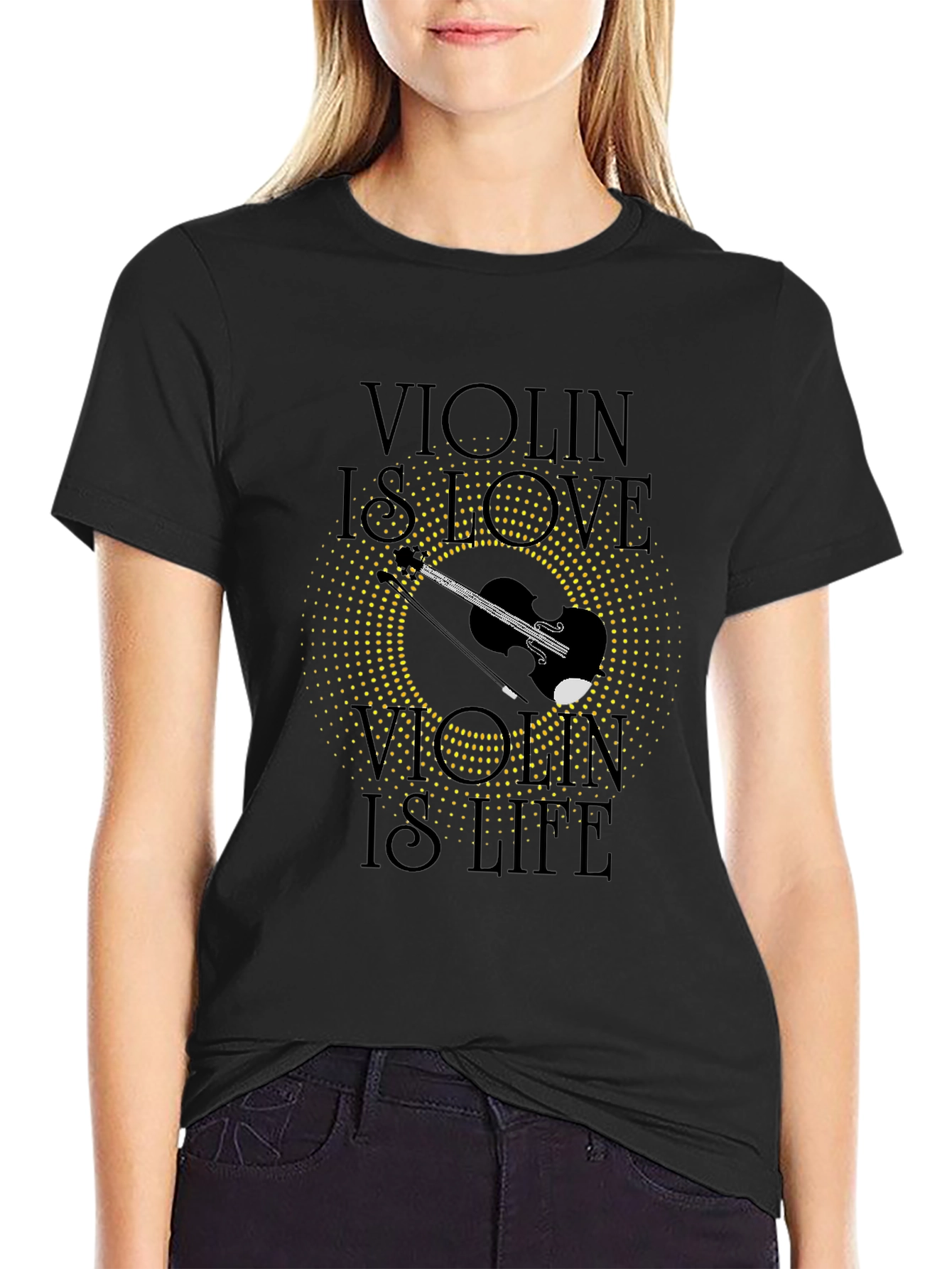 Violin Is Love Violin Is Life T-Shirt