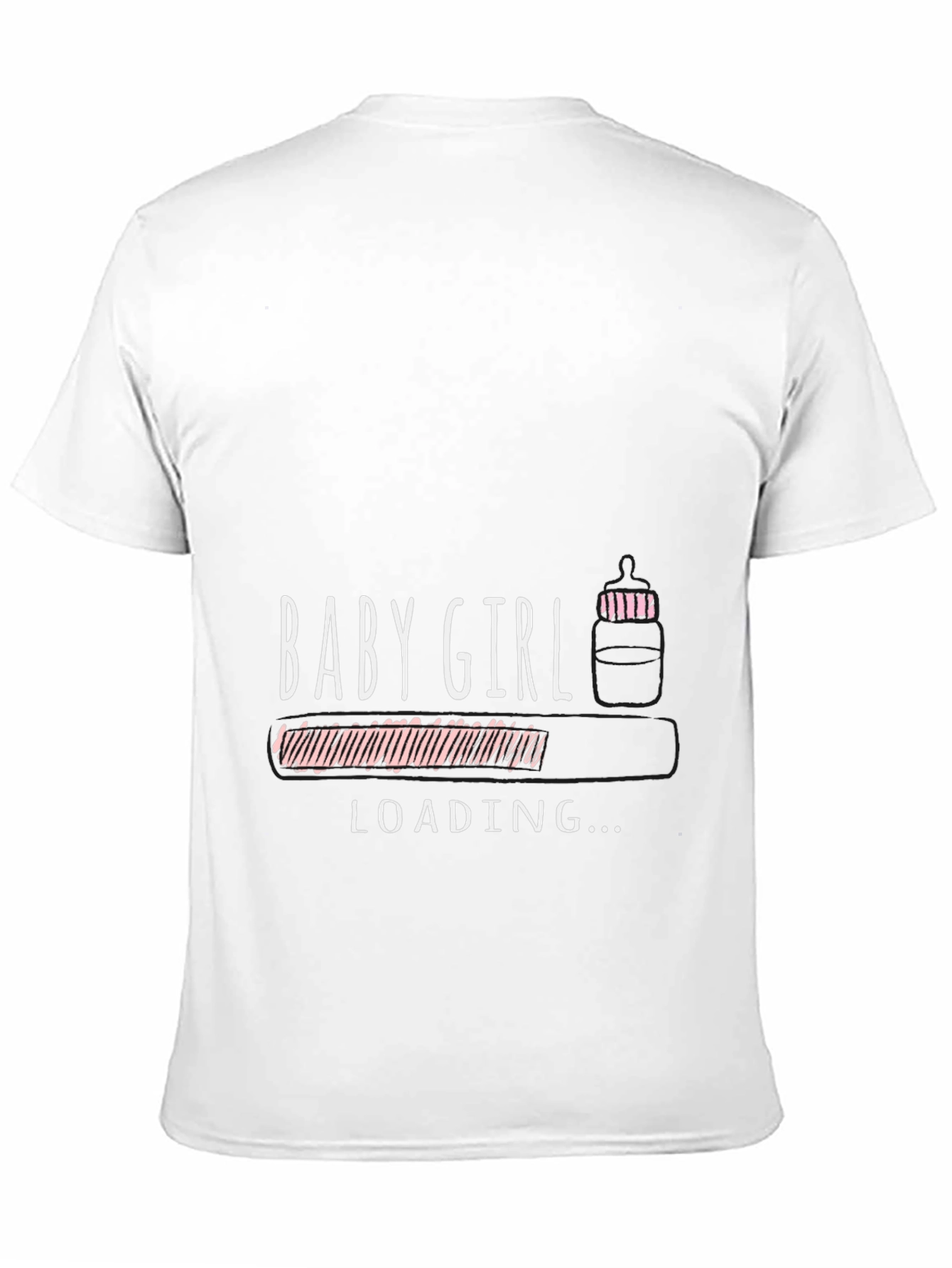 Baby Girl Loading T-Shirt - Expecting Mom Tee