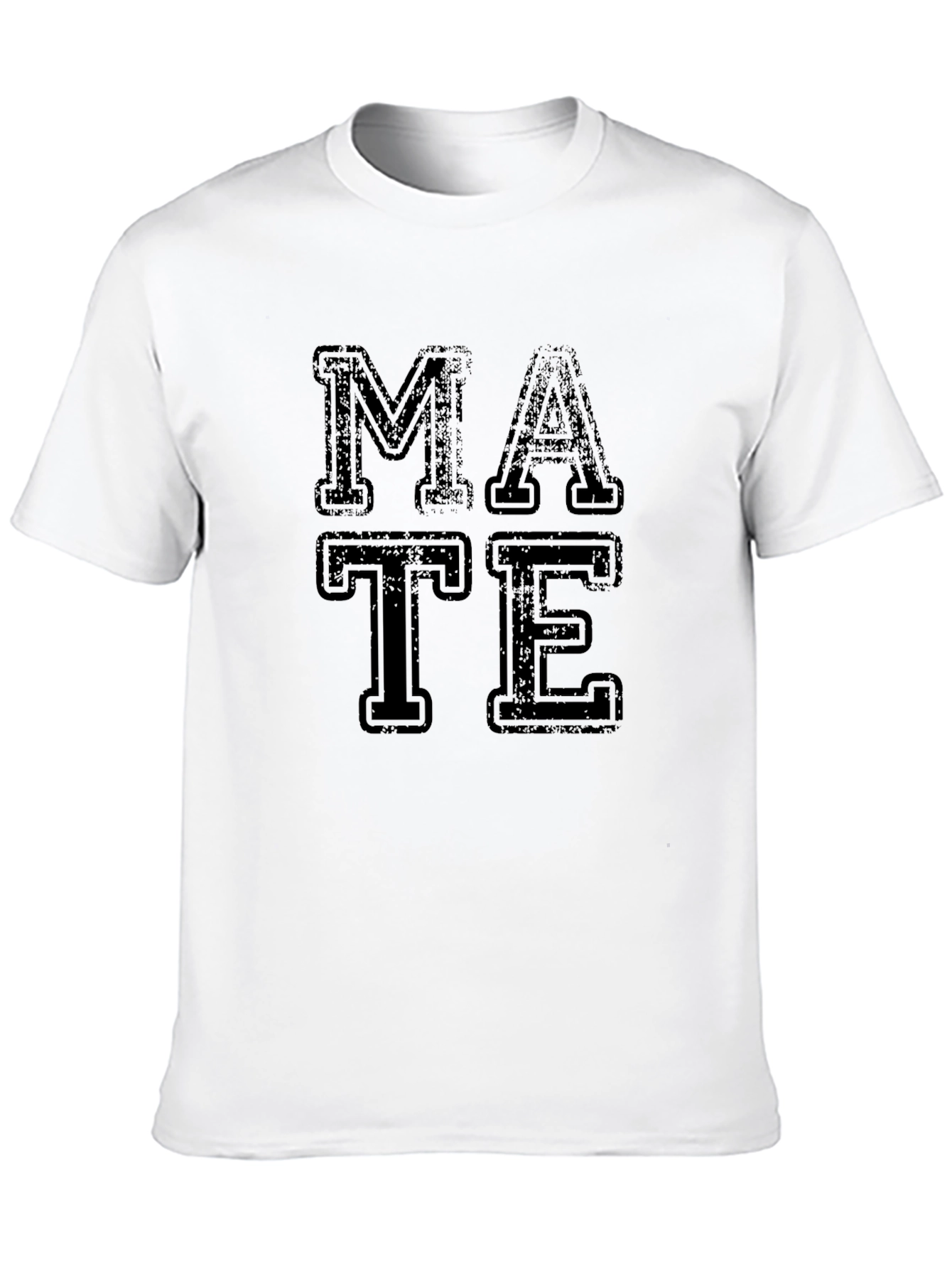 MATE Graphic Tee - Black Cotton T-Shirt