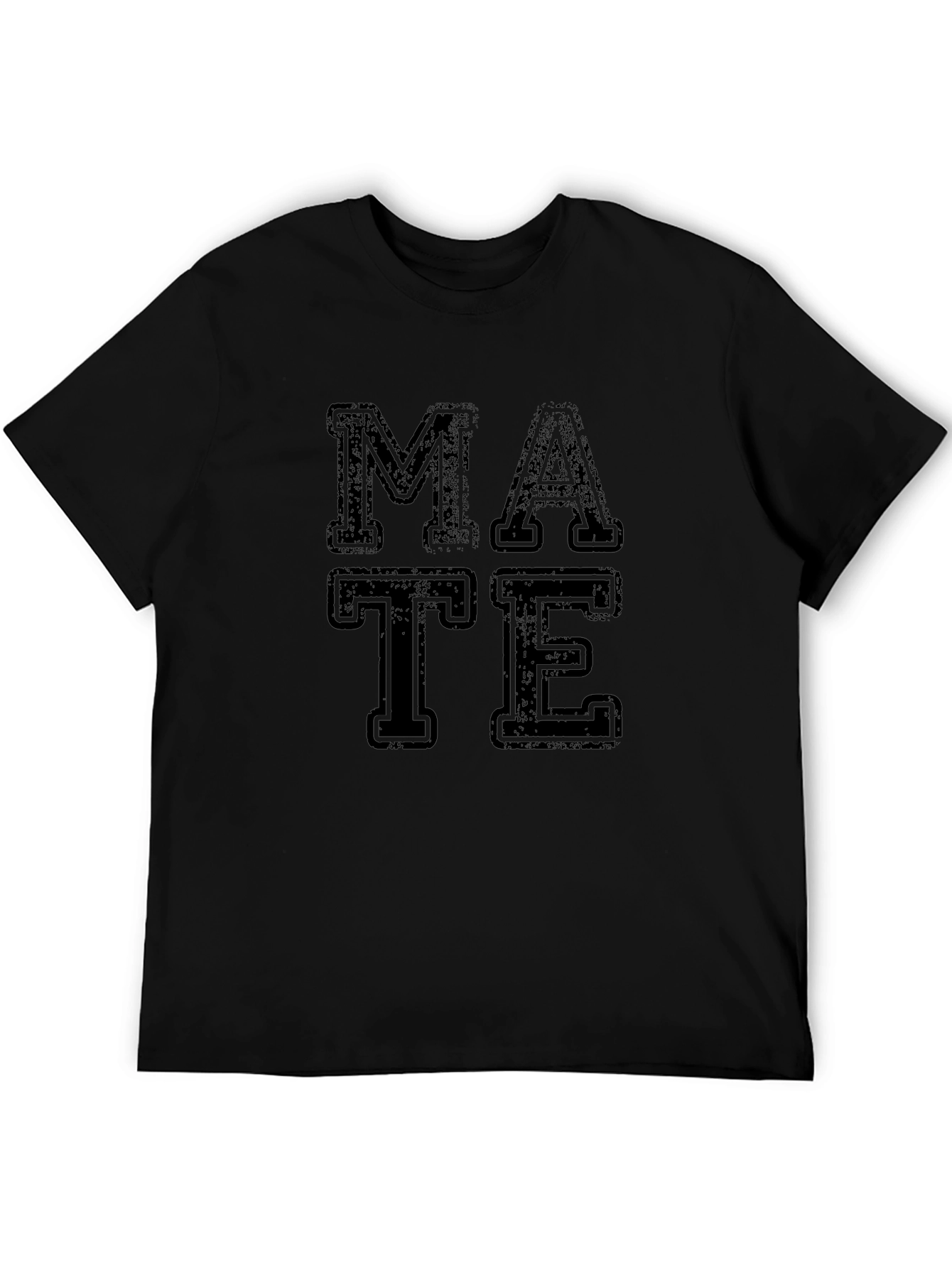 MATE Graphic Tee - Black Cotton T-Shirt