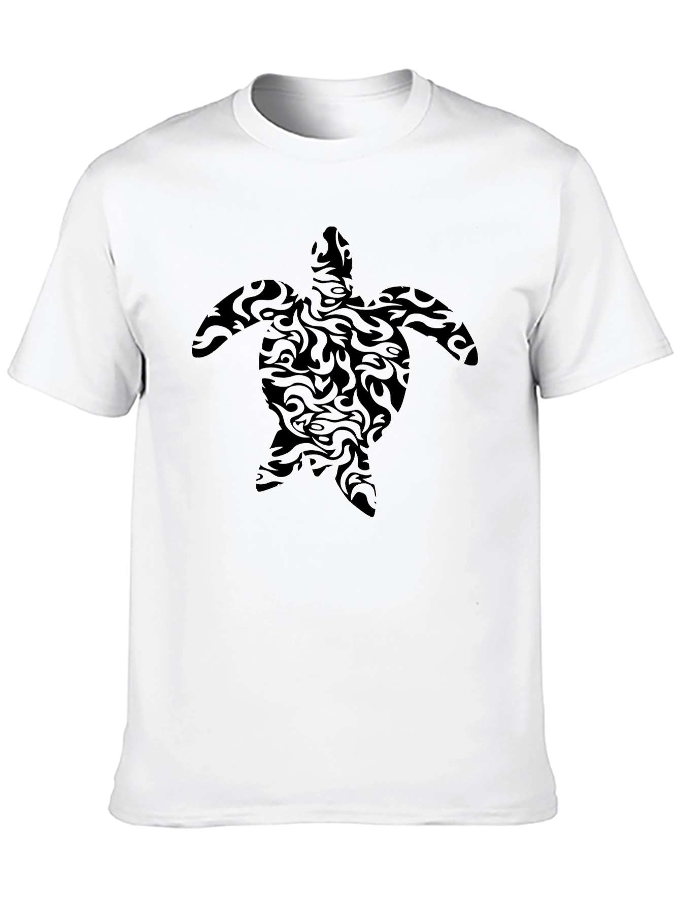 Black Turtle Graphic T-Shirt - Casual Style