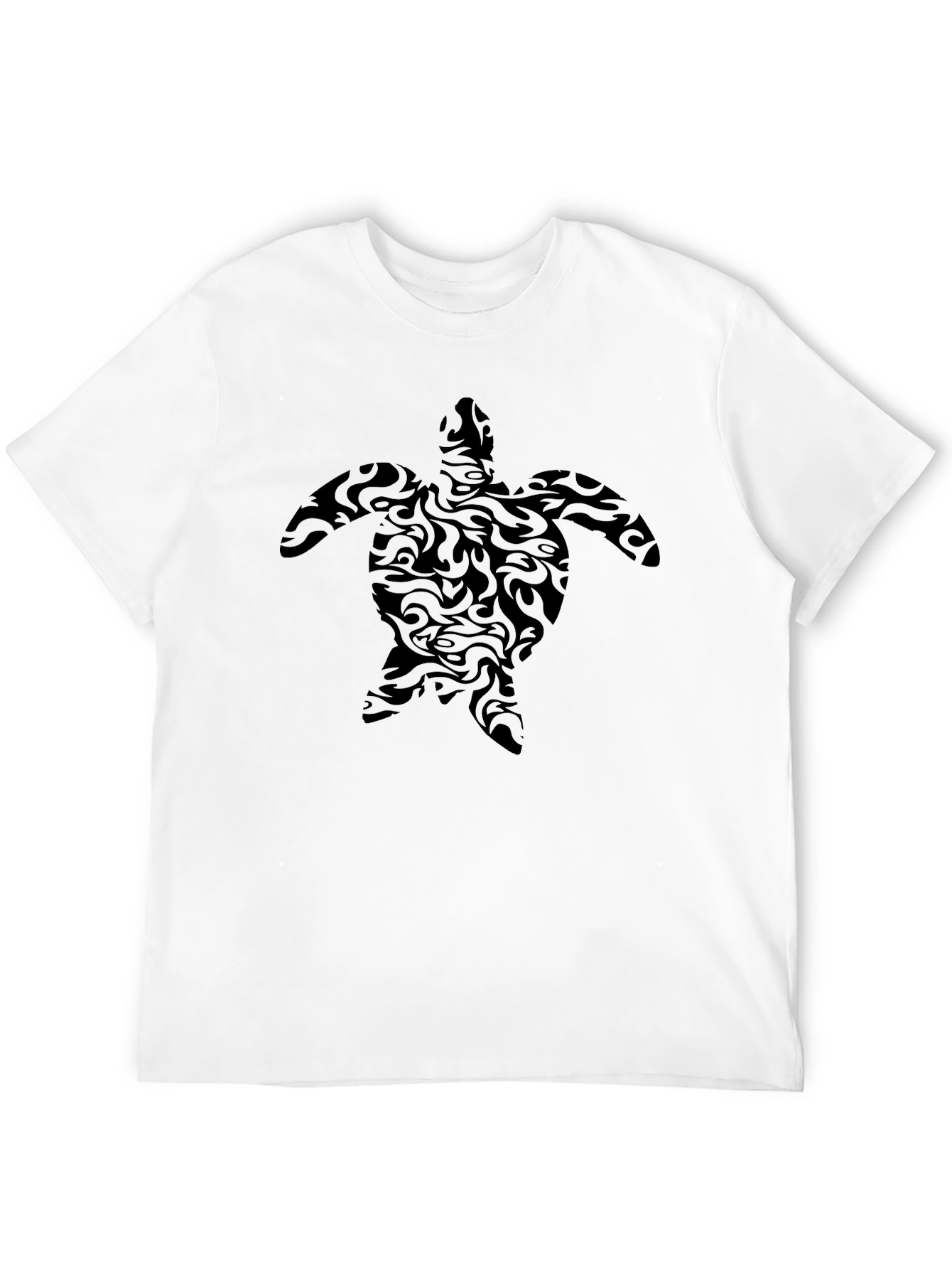 Black Turtle Graphic T-Shirt - Casual Style