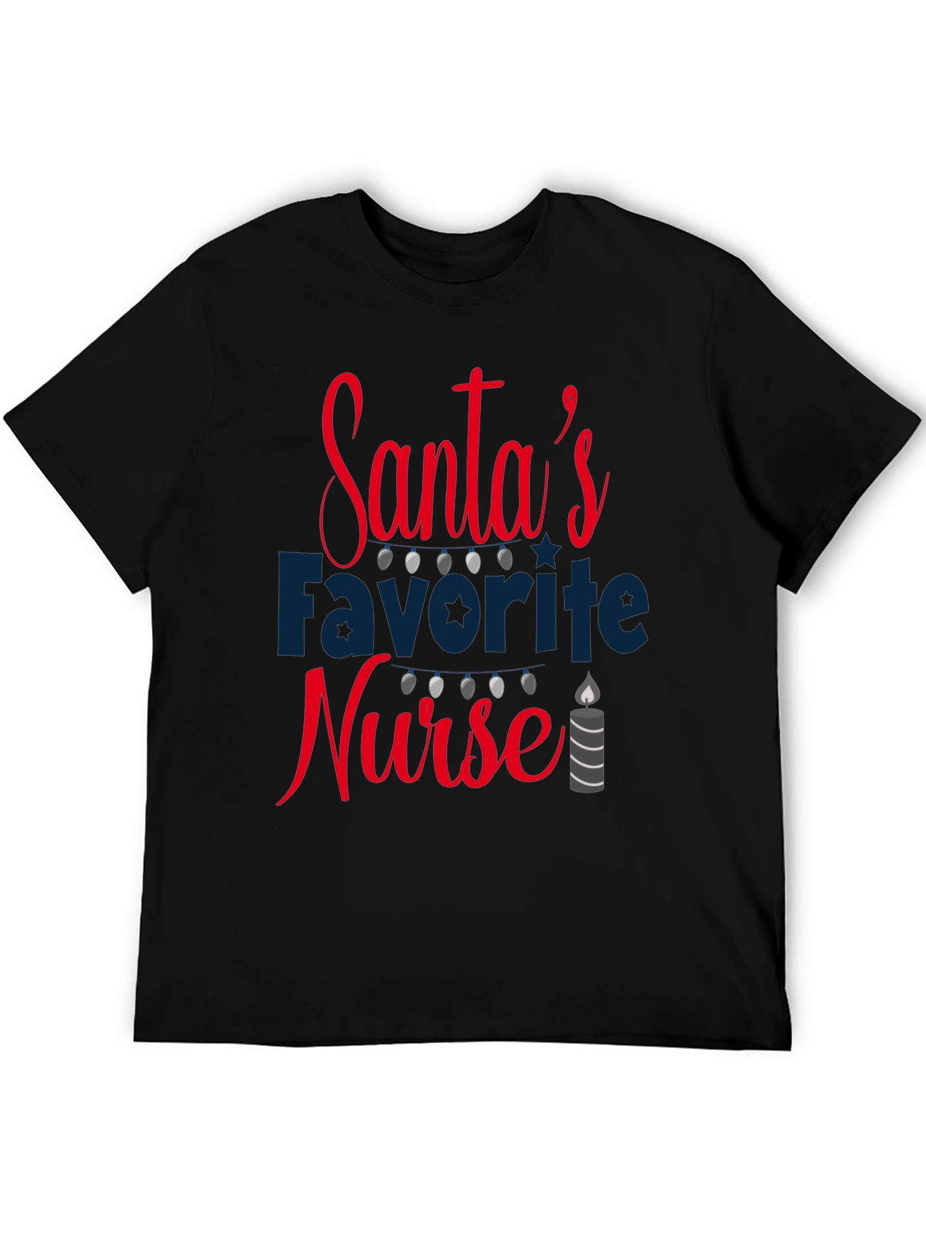 Santas Favorite Nurse Holiday Tee