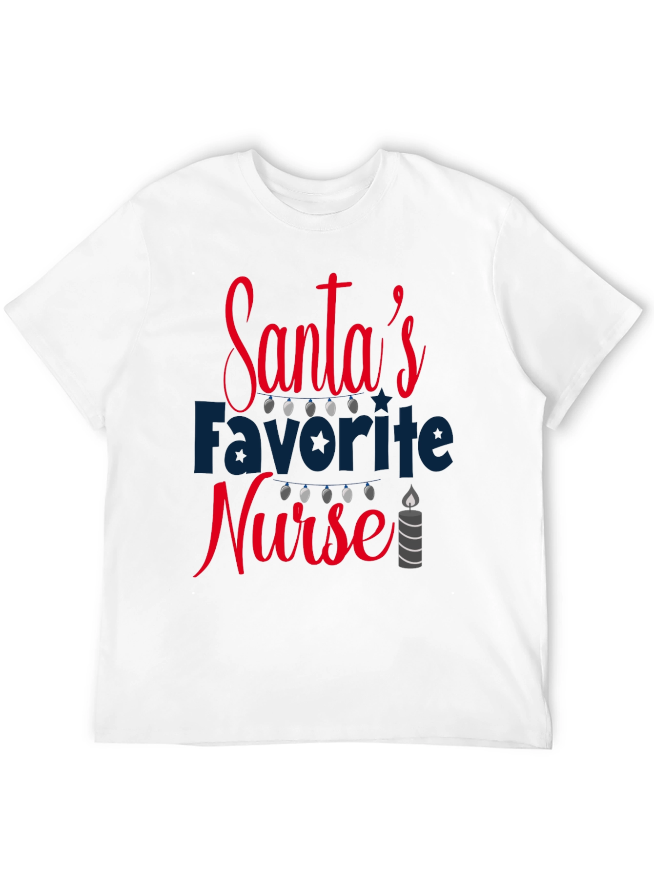 Santas Favorite Nurse Holiday Tee