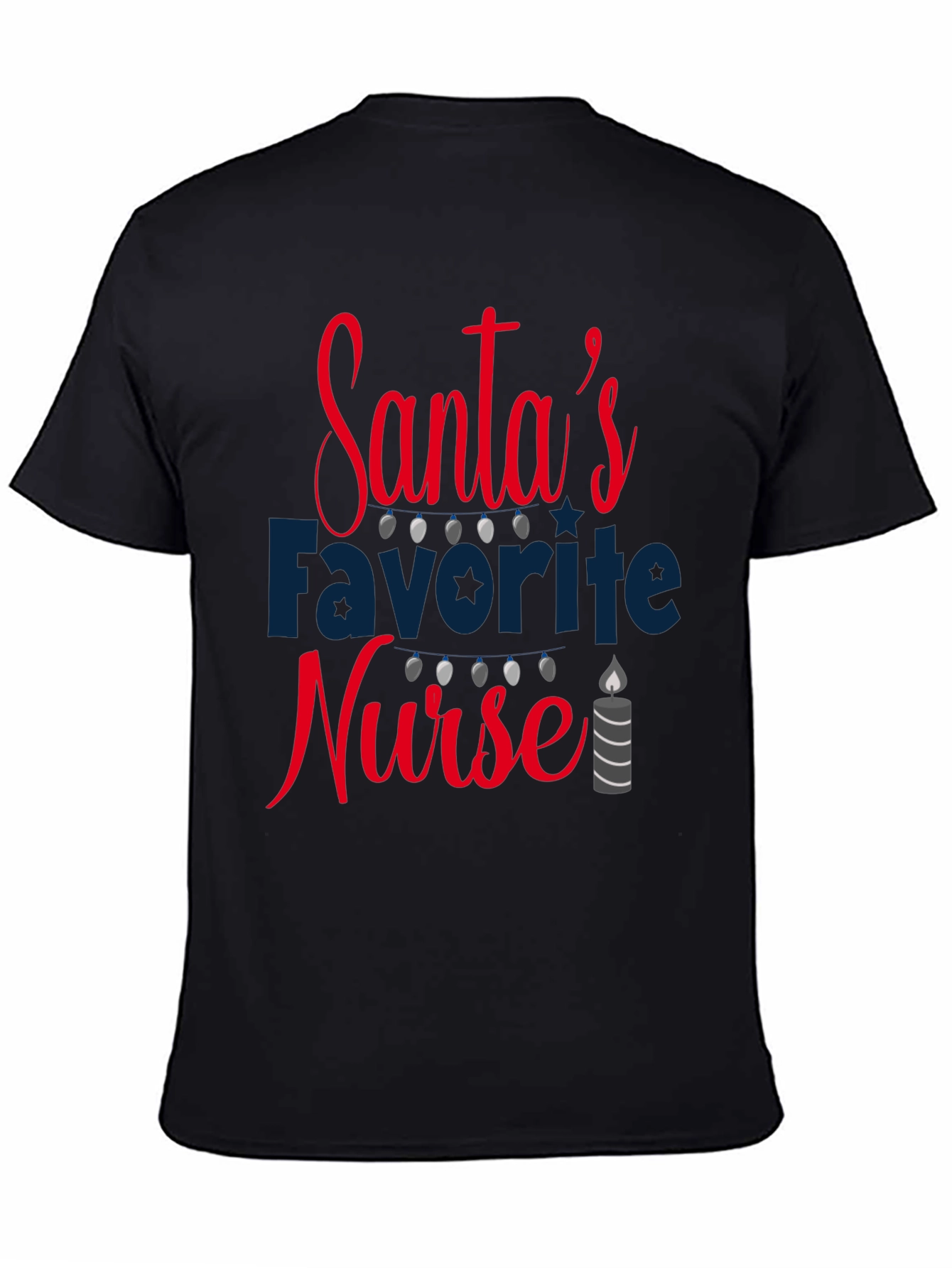 Santas Favorite Nurse Holiday Tee