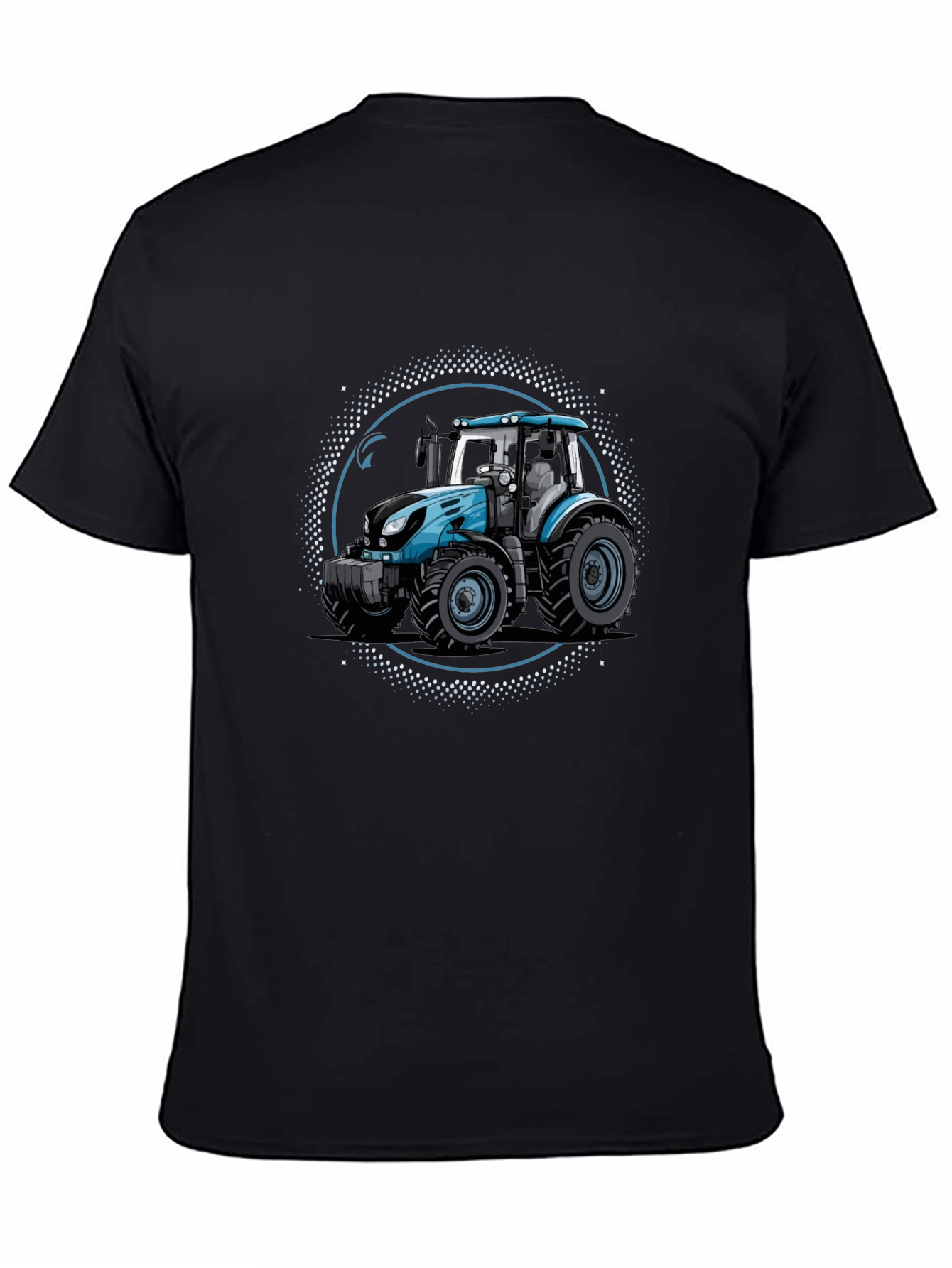 Tractor Graphic Black Tee - Farm Life Style