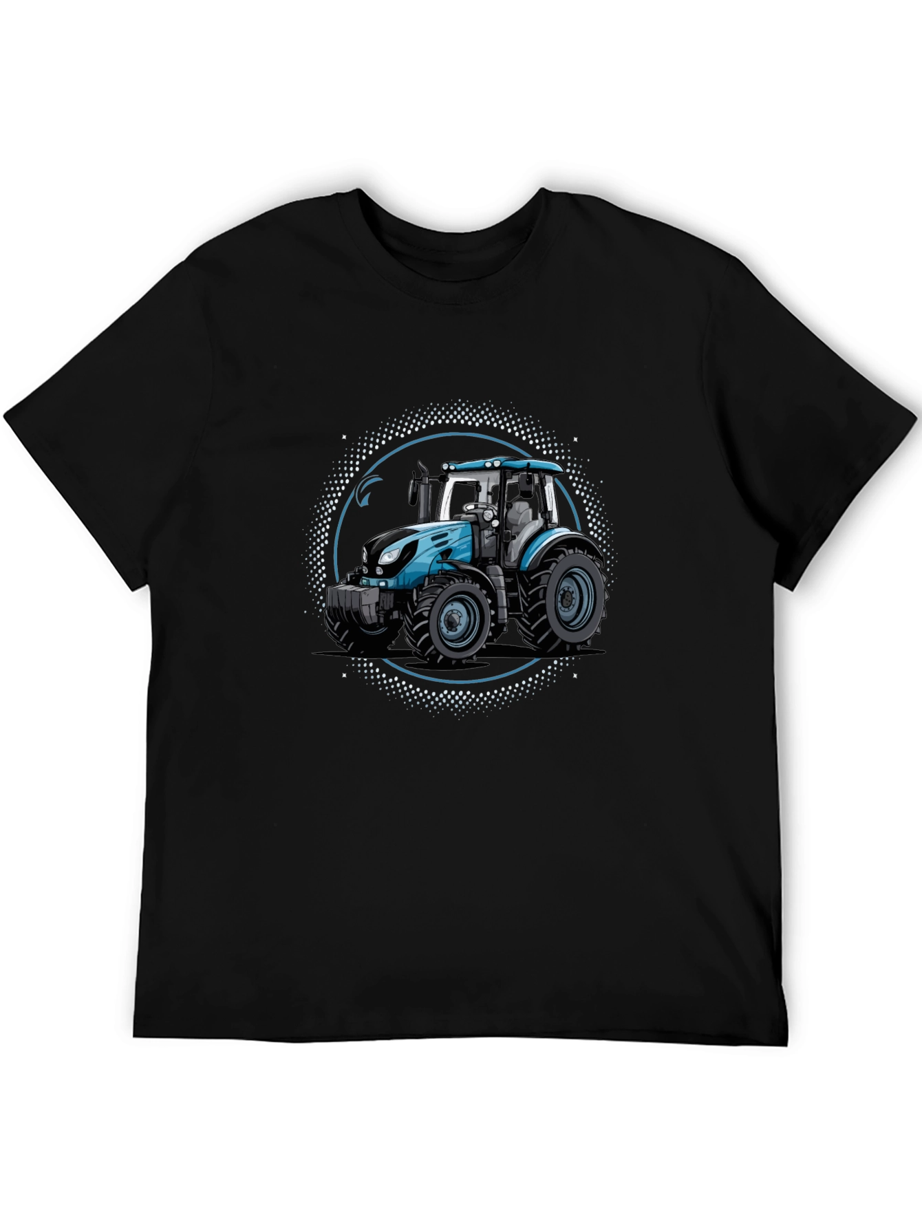 Tractor Graphic Black Tee - Farm Life Style