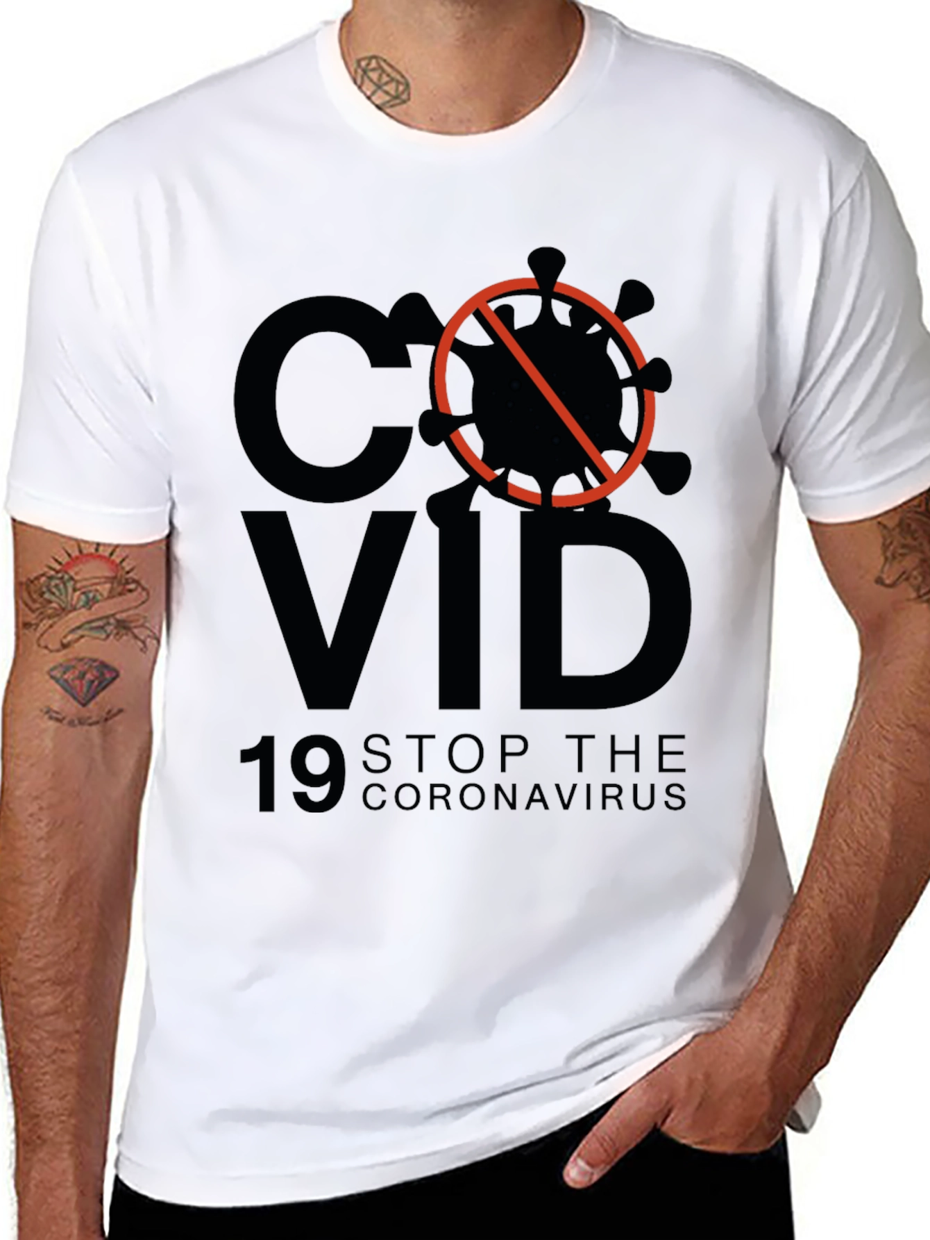 Stop the Coronavirus COVID-19 Graphic Tee